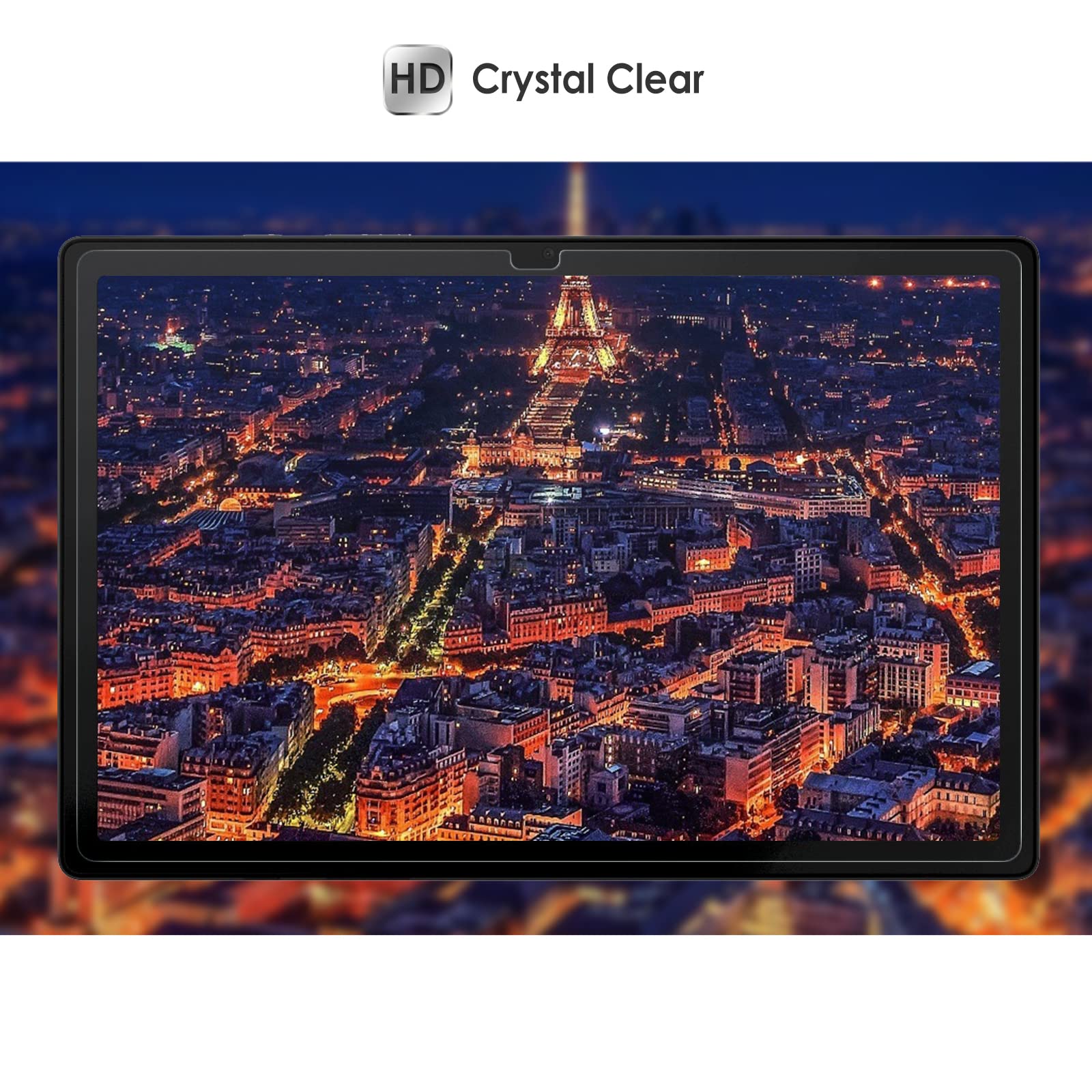 Wd&Cd 2 Pack Screen Protector Compatible With Samsung Galaxy Tab A8 10.5 2021, Tempered Glass Film Replacement For Galaxy Tab A8