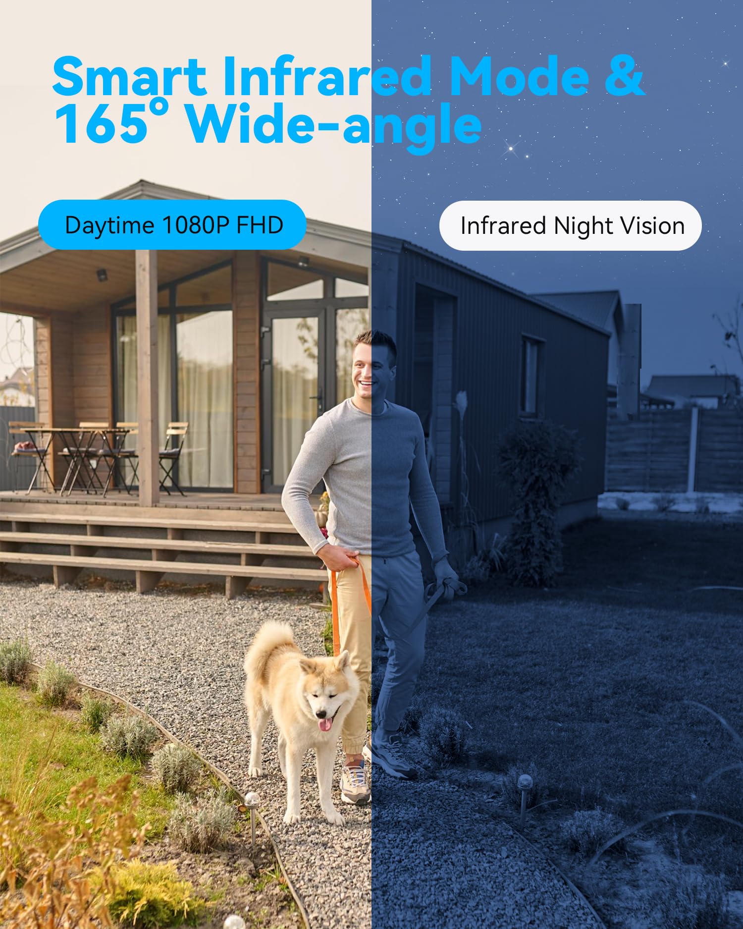 Chzhvan Doorbell Camera Wireless, Fhd Smart Video Doorbell Wireless With Ai Analysis, 2.4G Wi Fi, Battery Powered, Anti Theft, P