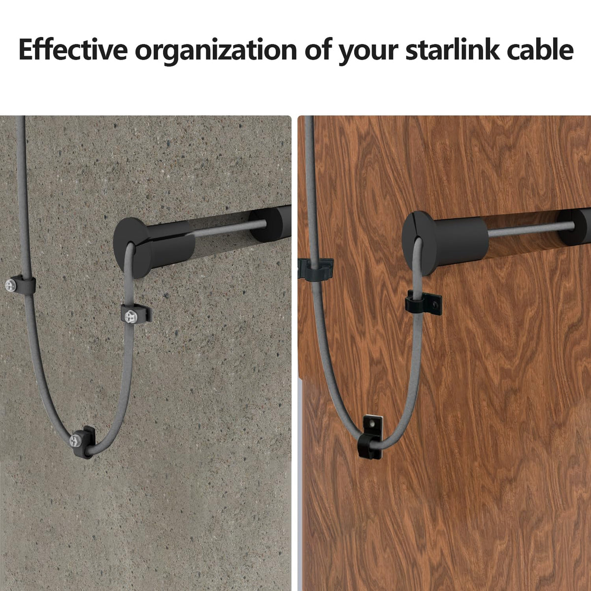 fatyehx Starlink 1 inch Wall Grommet Cable Routing Kit Silicone Rubber ...