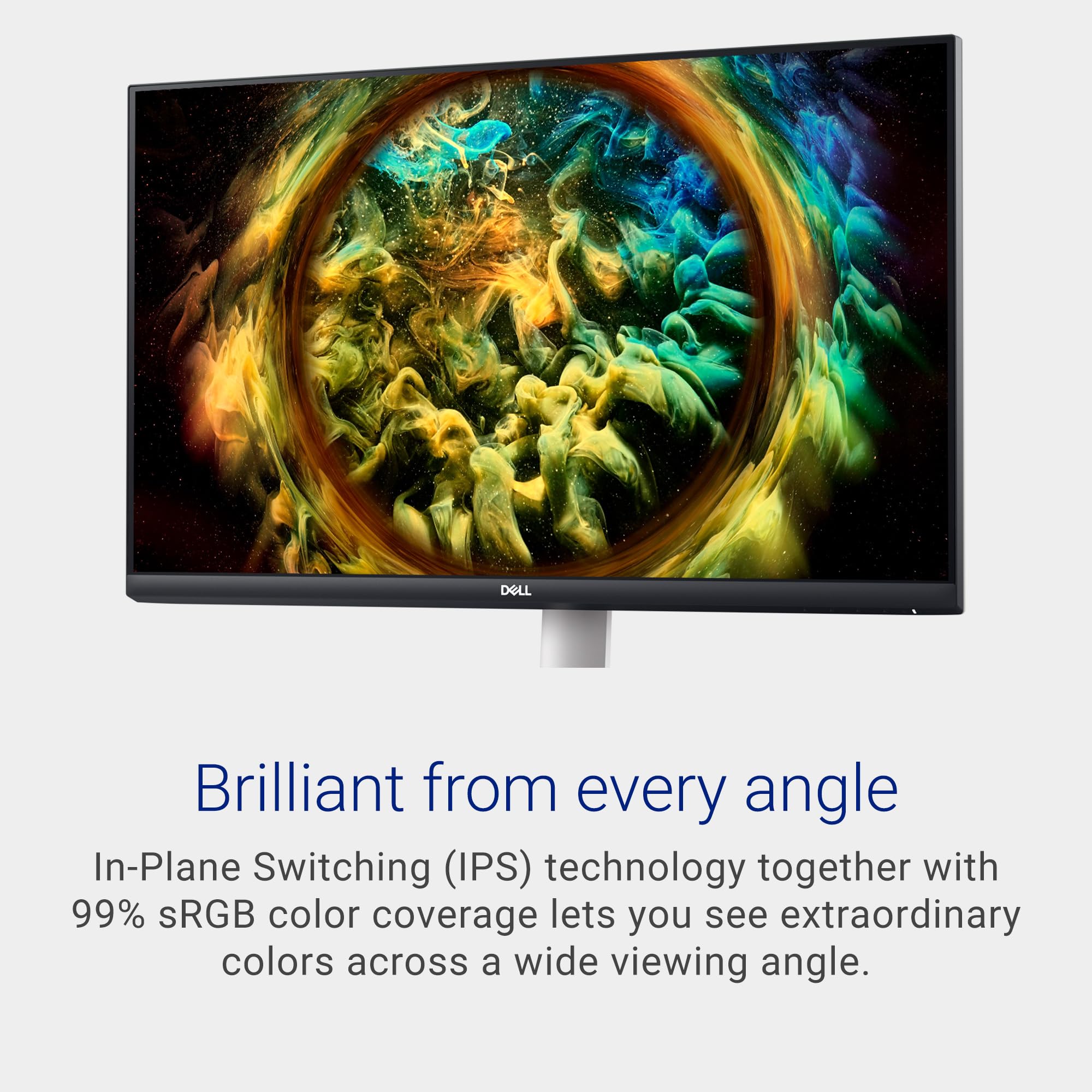 Dell S2721Qs Monitor 27 Inch, 4K Uhd (3840 X 2160) Ips Display, Ultra Thin Bezel, Amd Freesync, Hdmi, Displayport, Vesa Certifie