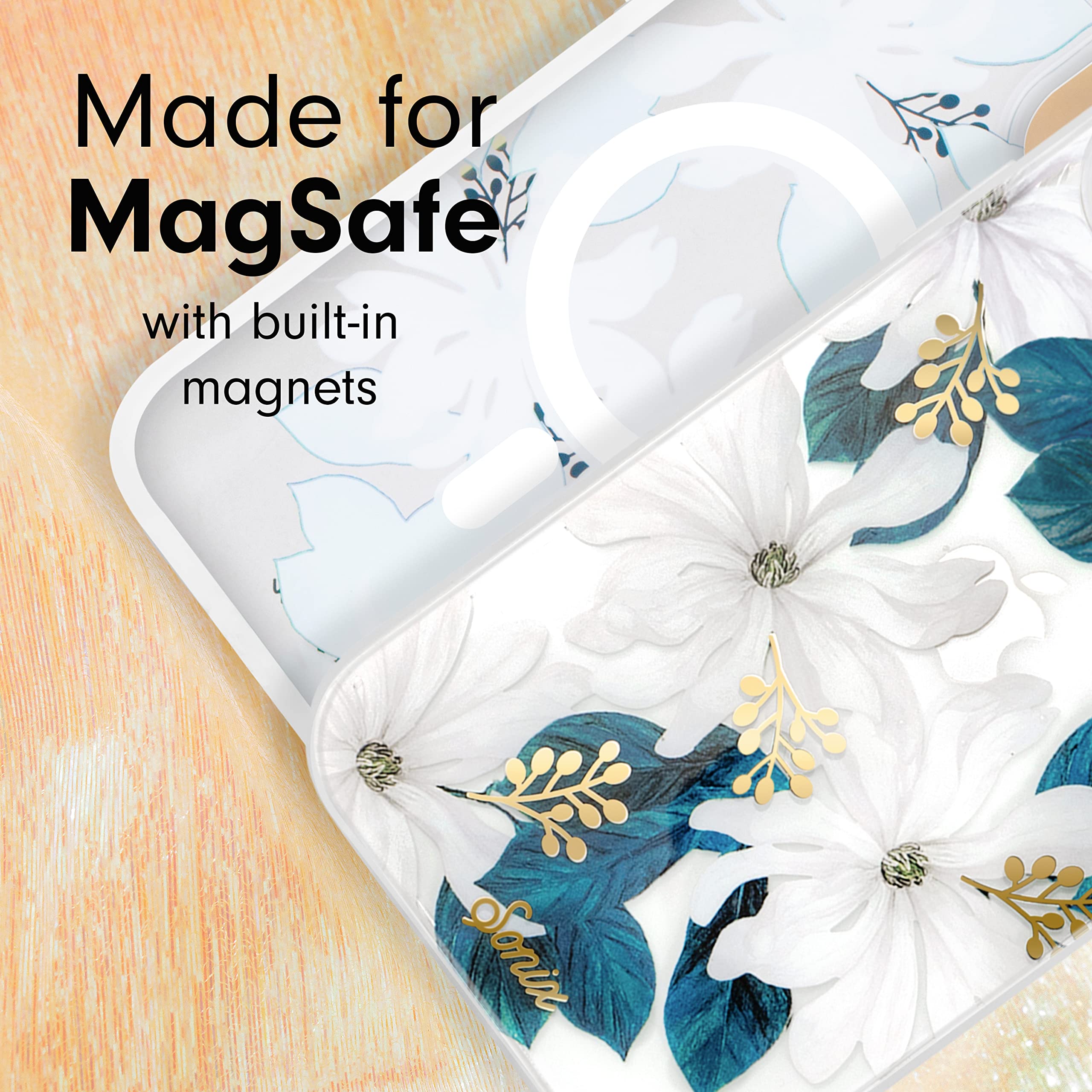 Sonix | Compatible With Magsafe Iphone 14 Pro Case Floral | 10Ft Drop Tested | Delilah Flower