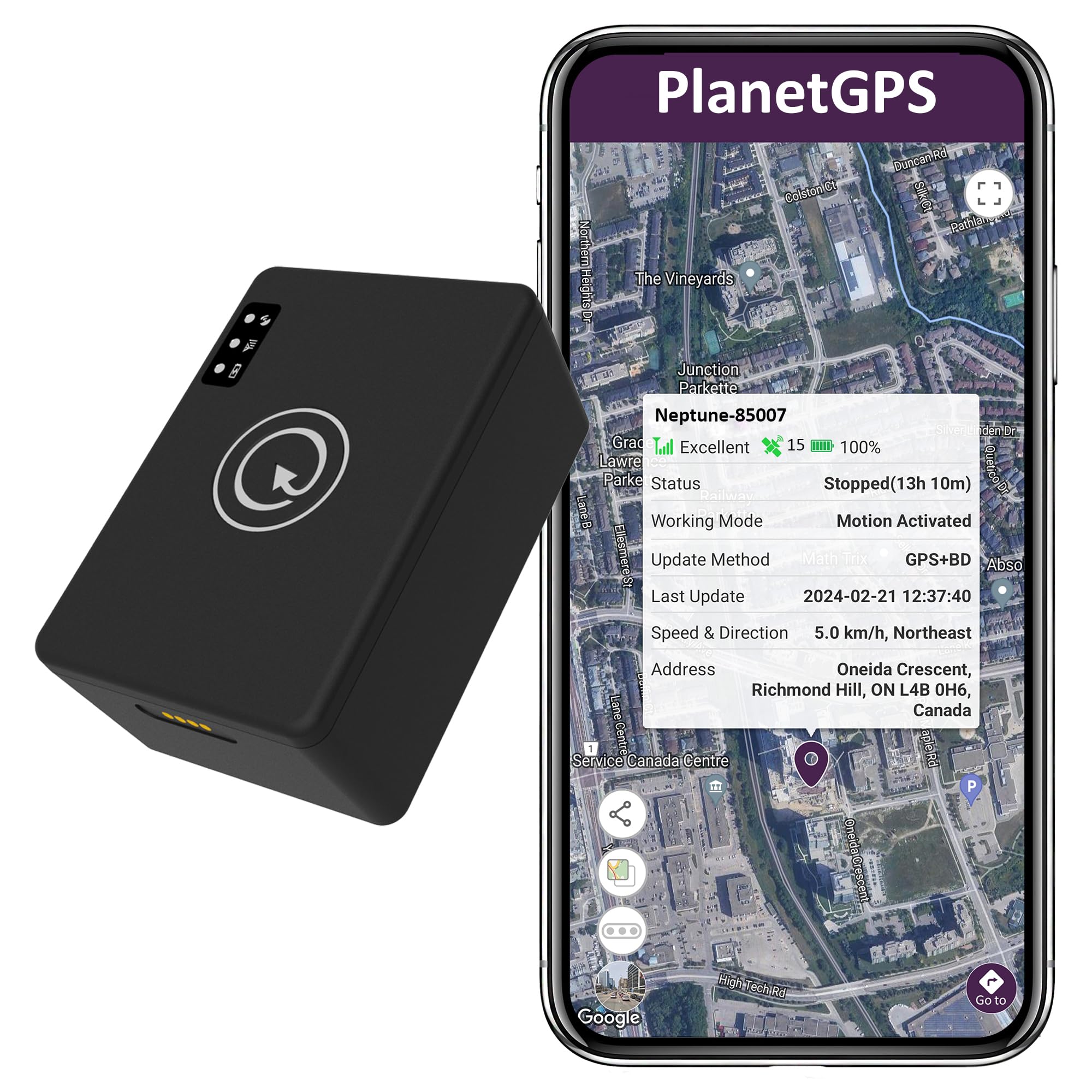 Planetgps (Neptune 4G)   Starting $5.40/Month Magnetic Waterproof Gps Tracker For Vehicles Cars W/Worldwide Coverage (3 6 Weeks