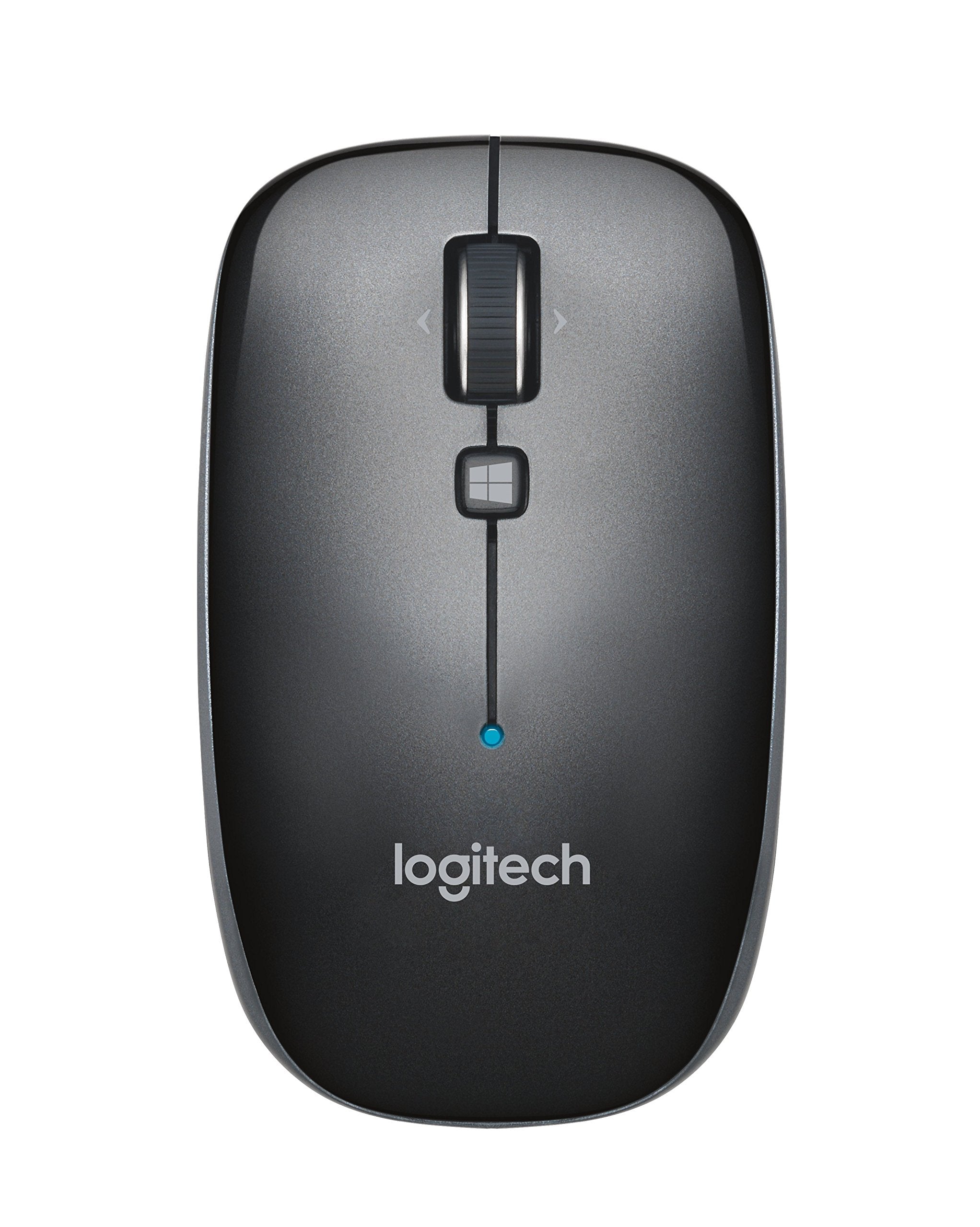 Logitech M557 Bluetooth Mouse, Gray, Discontinued