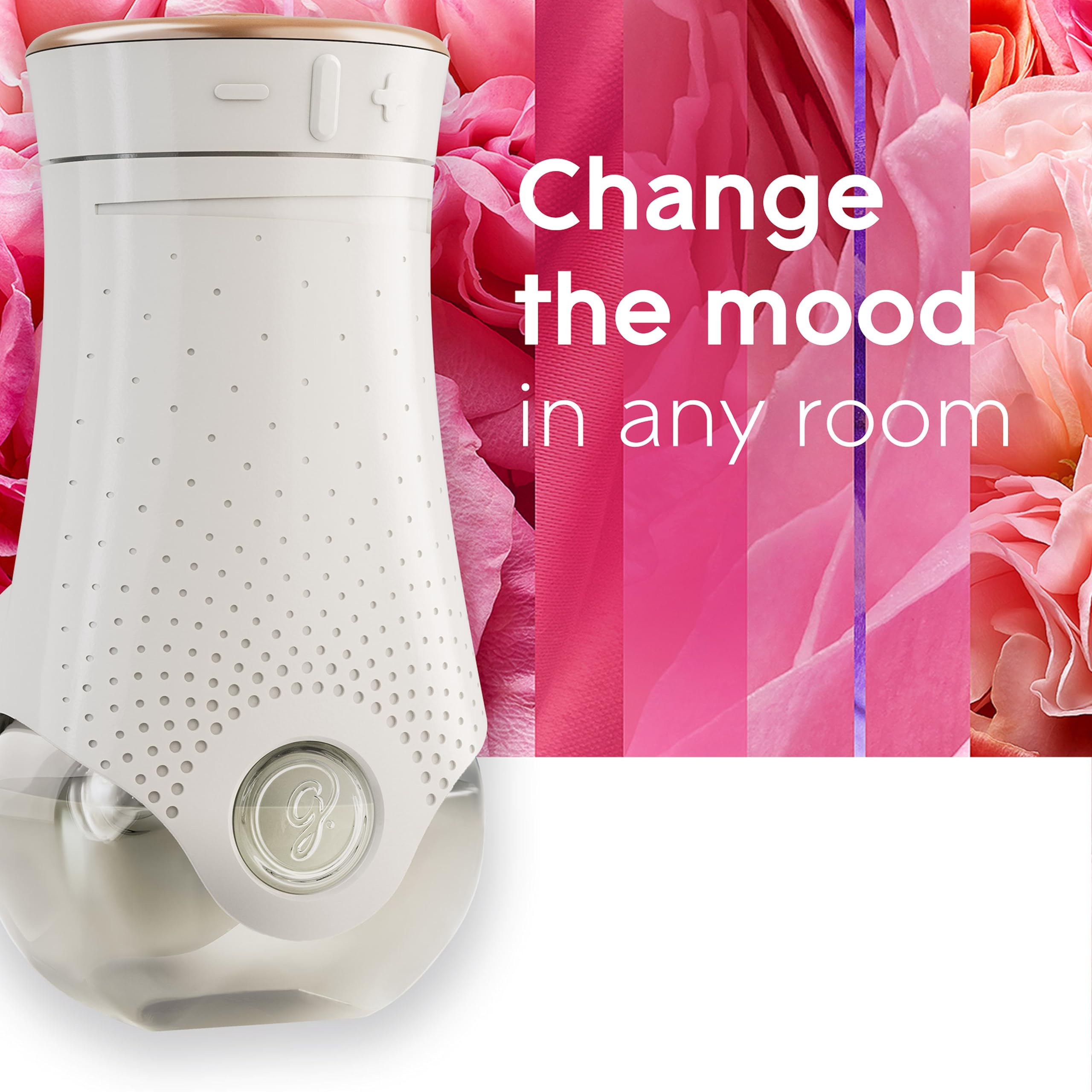 Glade Plugins Refills Air Freshener, Scented And Essential Oils For Home And Bathroom, Rose & Bloom, 1.34 Fl Oz, 2 Count