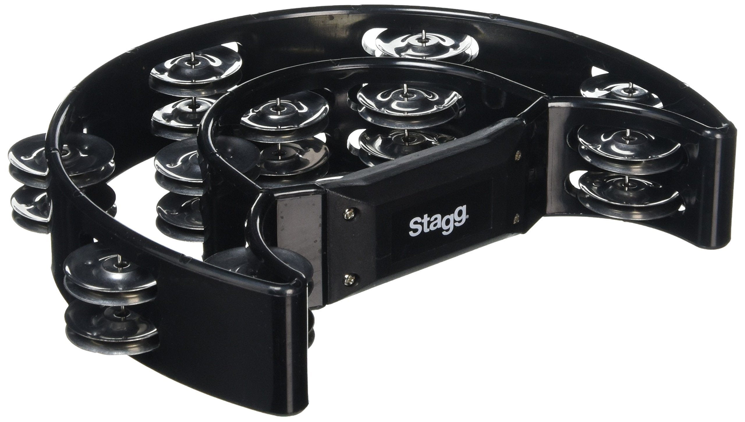 Stagg Tab 1 Bk Cutaway Tambourine   Black