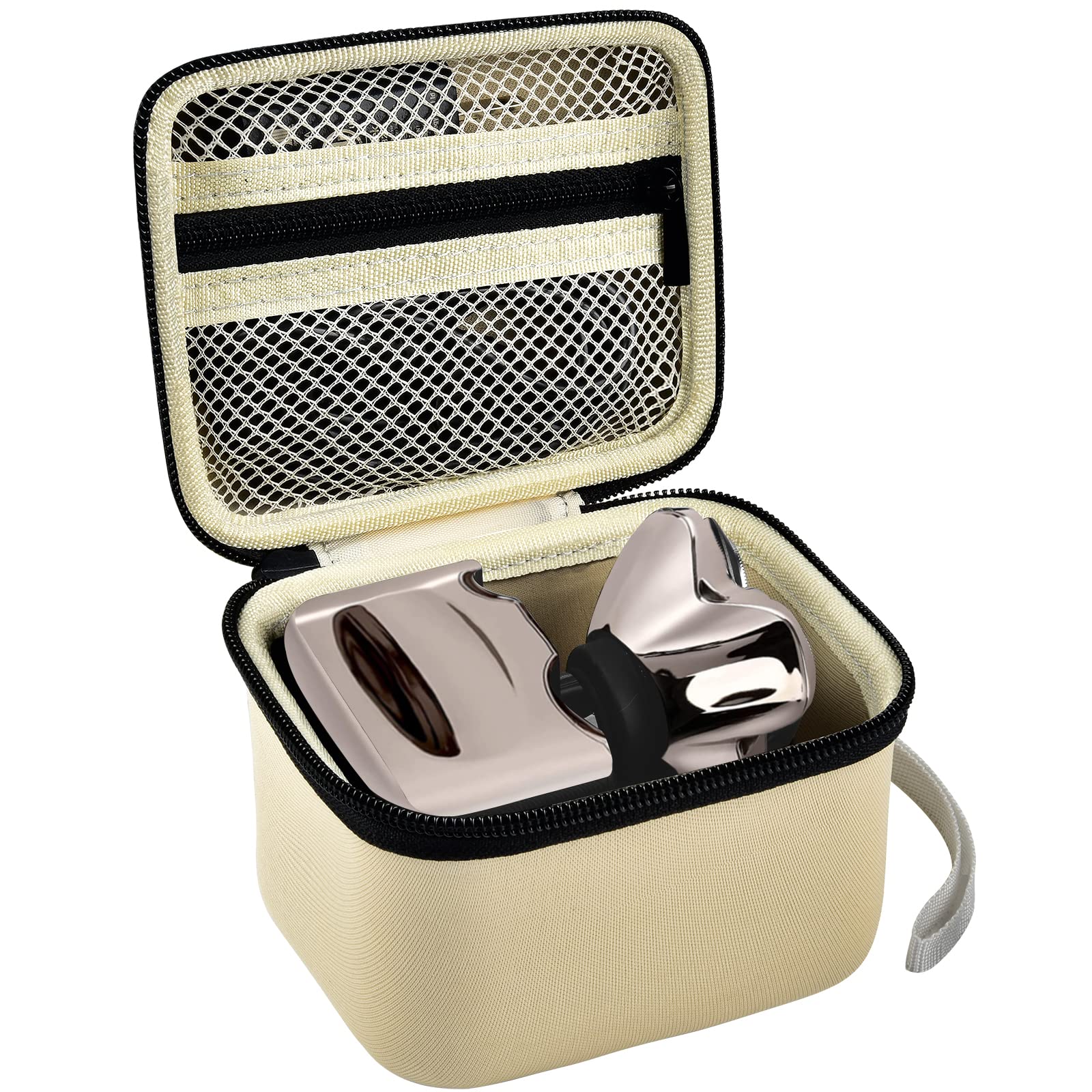 Case for Skull Shaver Electric Pitbull Pro Razor, Hard Travel Rotary Men Head Shavers Beard Trimmer Storage Carrying Box with Zi