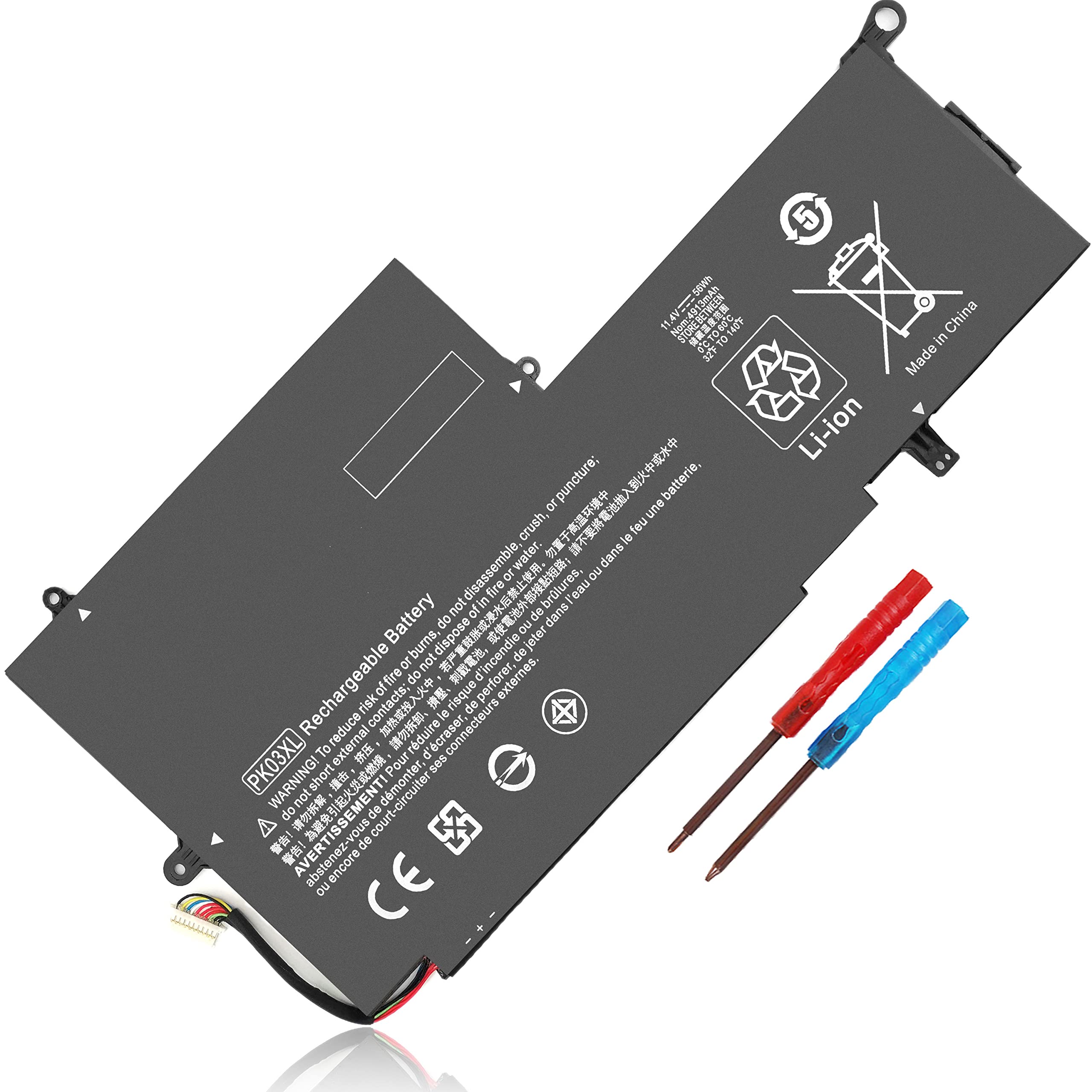 Pk03Xl 789116 005 Battery For Hp Spectre X360 13 4101Dx 13 4102Dx 13 4103Dx 13 4105Dx 13 4100Dx 13 4110Dx 13 4001Dx 13 4002Dx 13