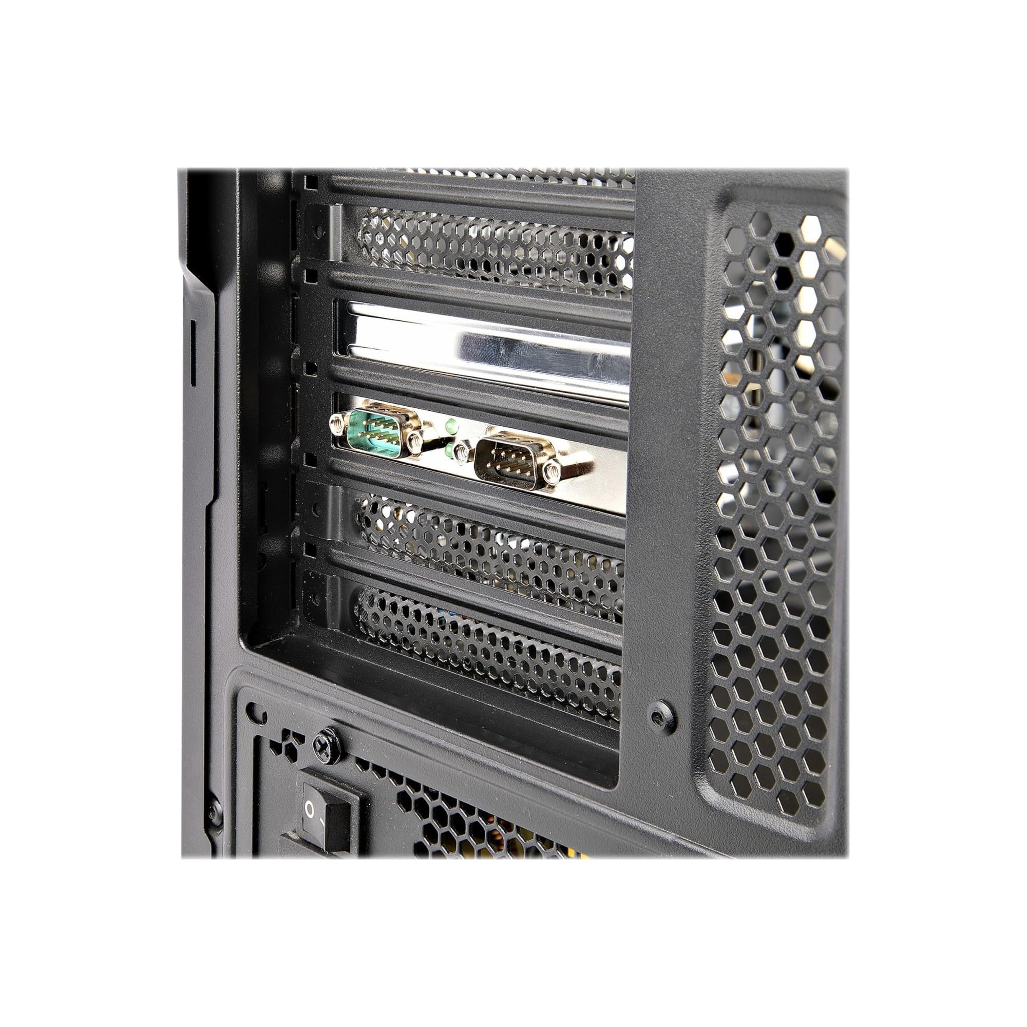 Startech.Com 2 Port Pci Express Serial Interface Card, Dual Port Pcie To Rs232 (Db9) Serial Card, 16C1050 Uart, Standard/Low Pro