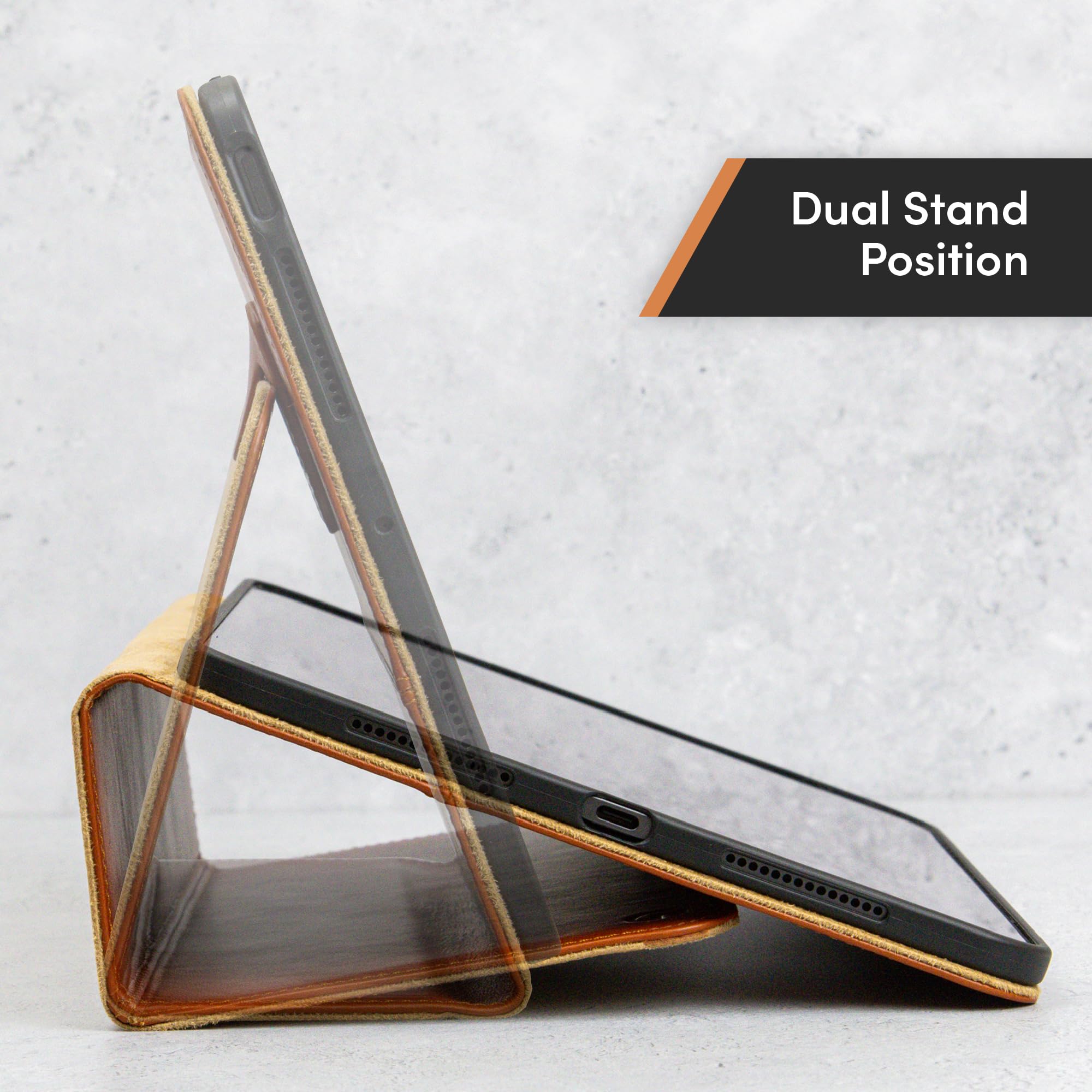 Casemade Real Leather Case Compatible With Ipad Pro 11    1St/2Nd/3Rd/4Th Gen (2018/2020/2021/2022)   Full Grain Leather Cover,