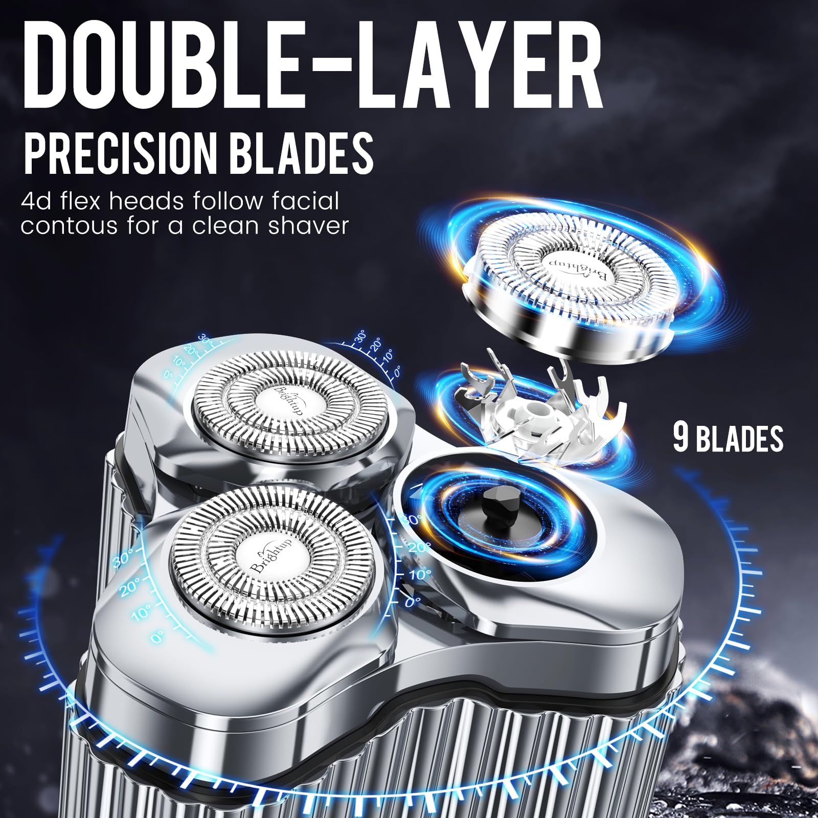 Compact Electric Razor Travel Pocket Shaver, Rechargeable Usb C Mini Shavers For Men, Ipx7 Washable Wet Dry Portable Razors, Ide