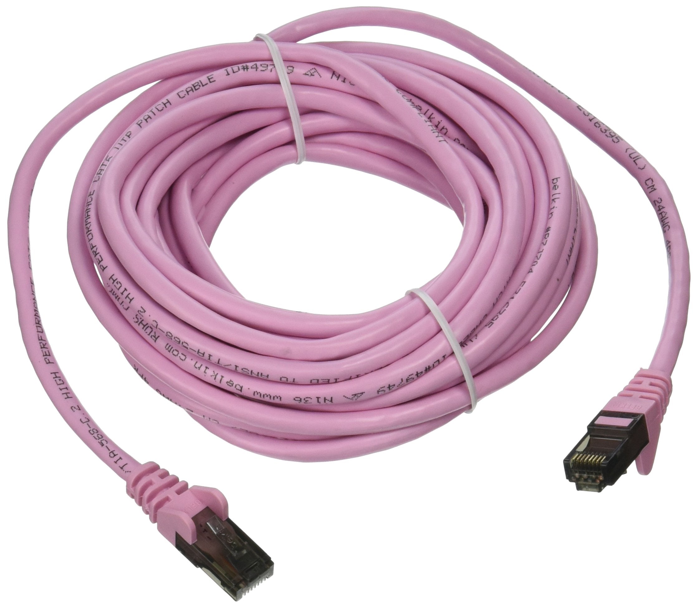 20Ft Cat6 Pink Snagless Rj45 Mm Patch Cable