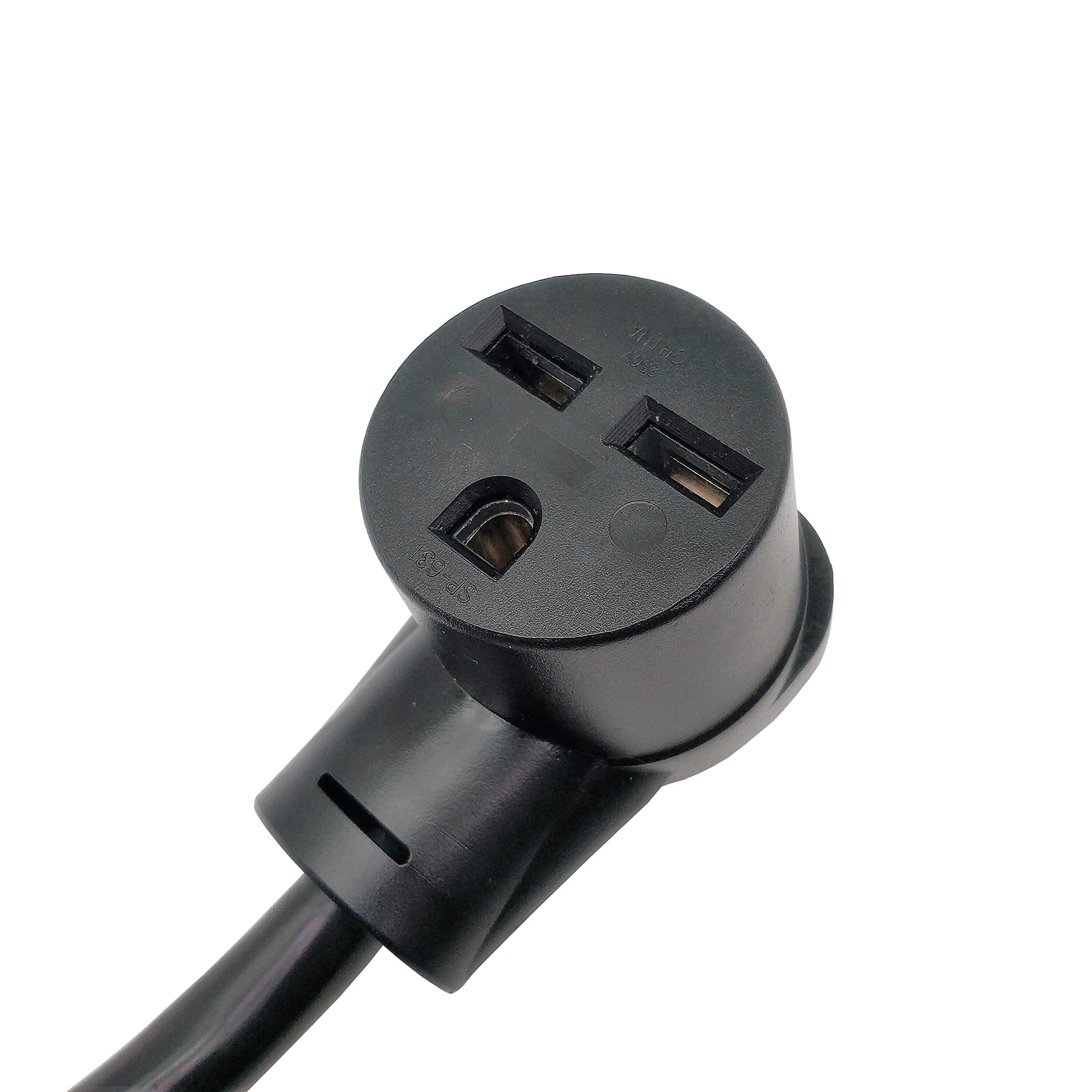 Parkworld 886559 Welder To Heater Adapter Cord Nema 6 50P To 6 30R, 30A, 250V (1.5Ft)