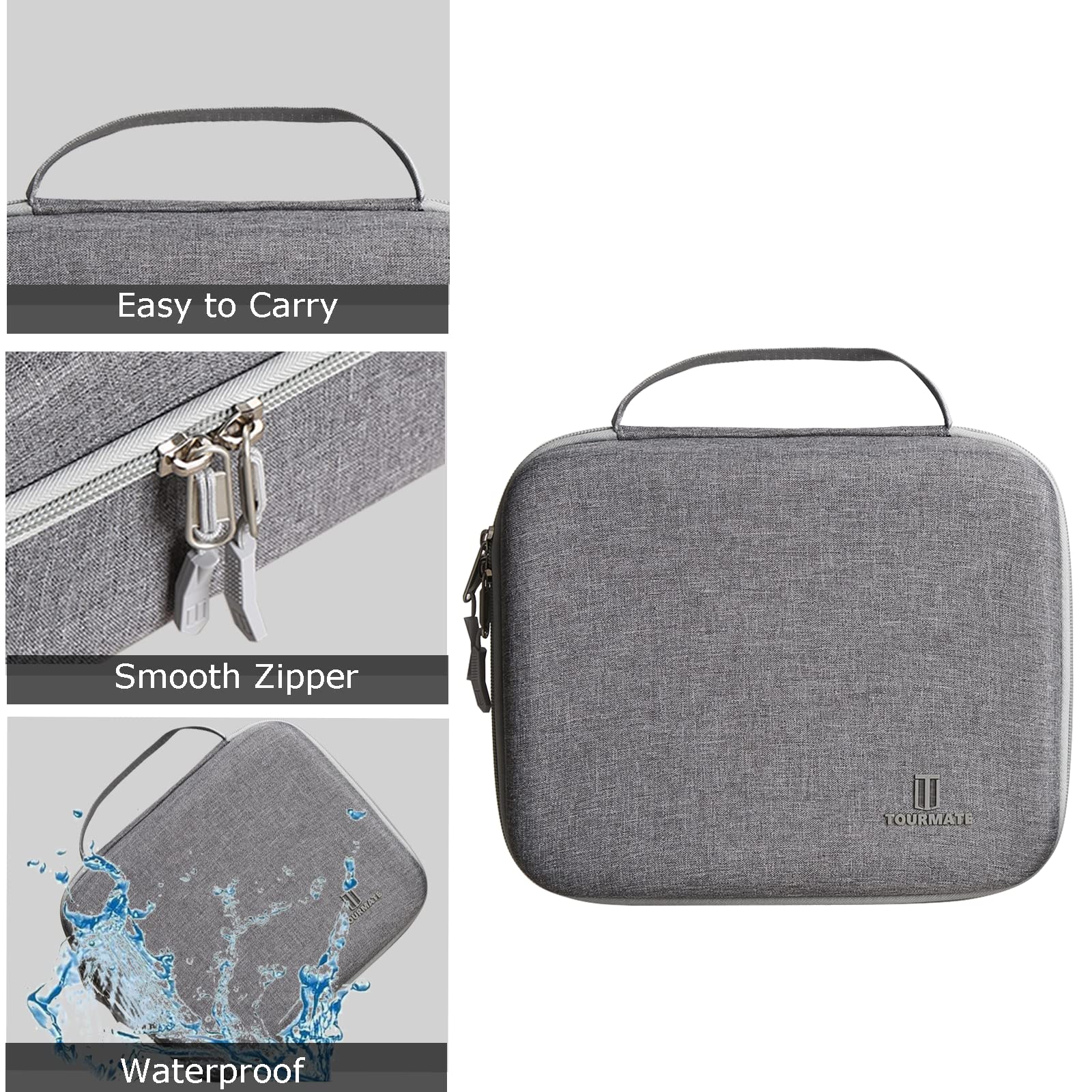 Tourmate Hard Carrying Case For Facebook Meta Portal Go   Portable Smart Video Calling 10    Touch Screen, Protective Carrying S