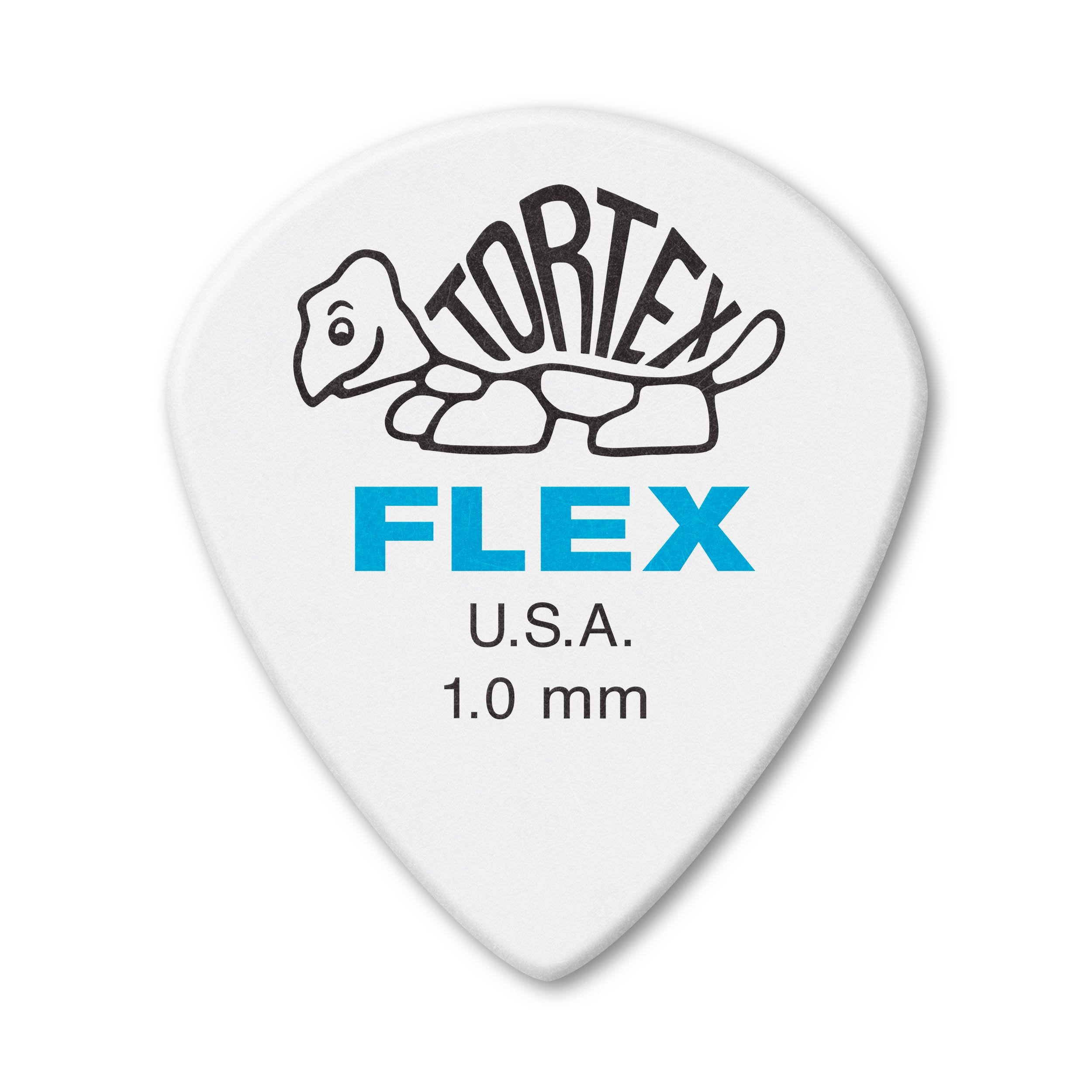 Jim Dunlop Tortex Flex Jazz III XL 1.0mm 12 Pack Guitar Picks (466P1.0)