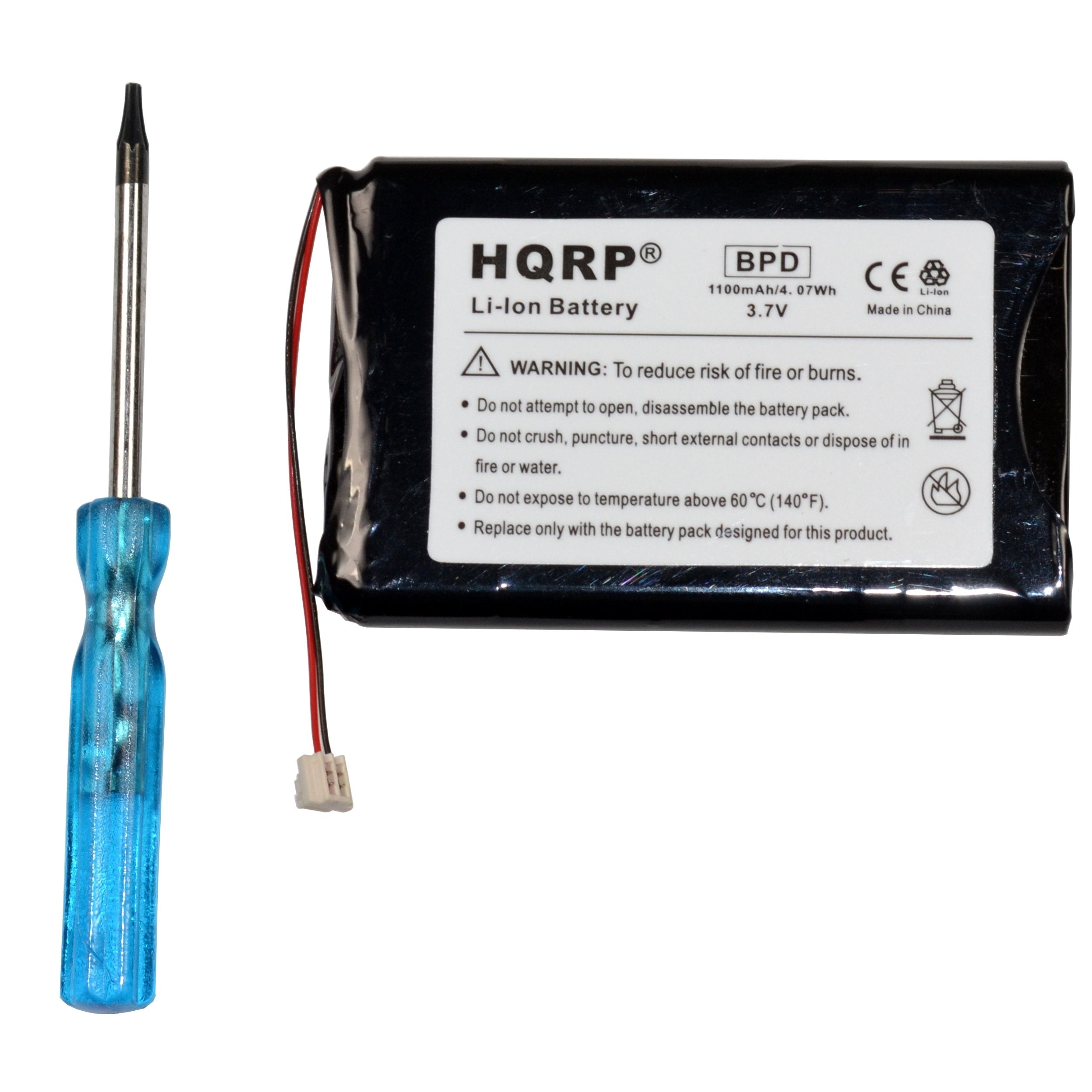 Hqrp Replacement Battery Palm Tungsten E2 Pda + Screwdriver + Hqrp Universal Screen Protector