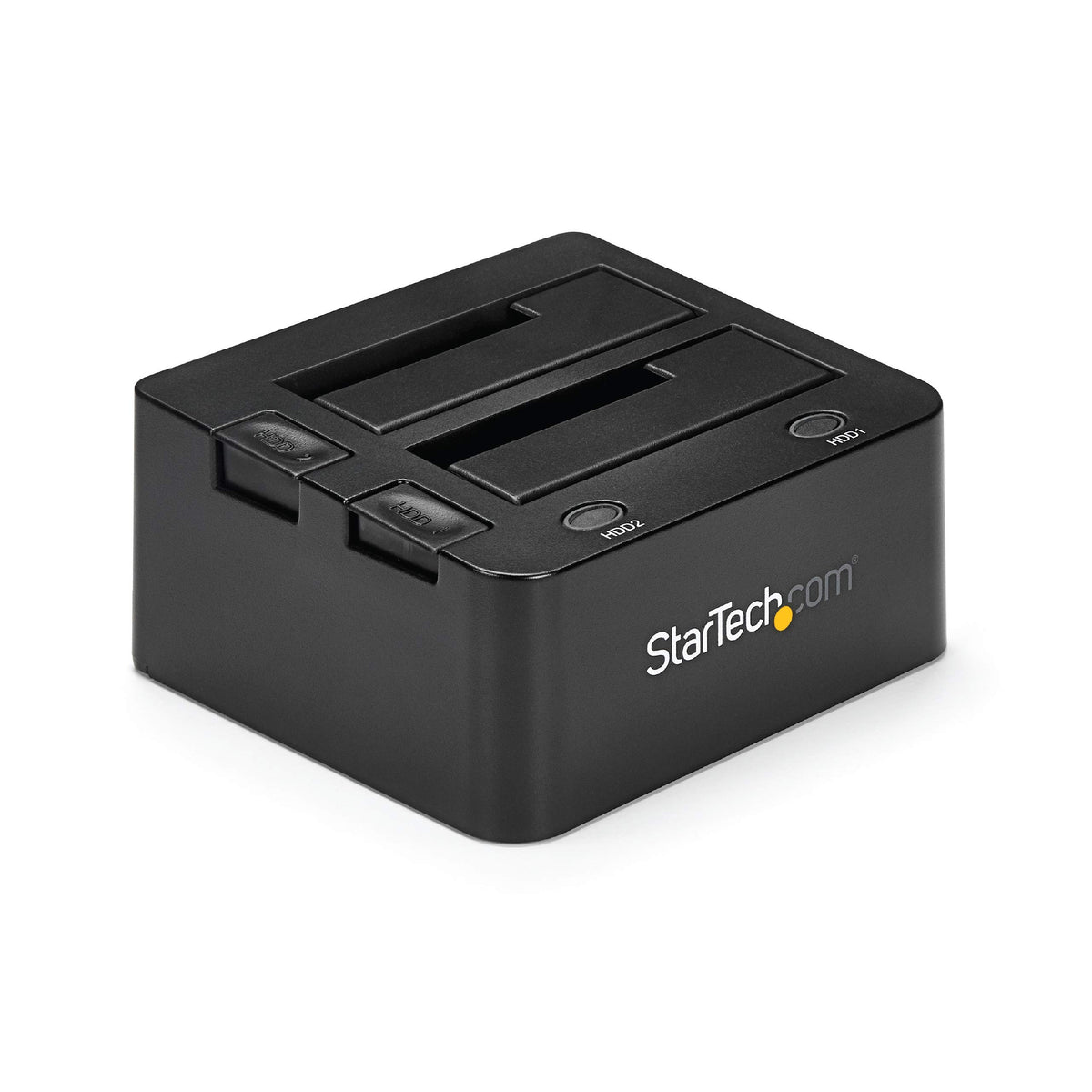 StarTech.com Dual Bay USB 3.0 To SATA Hard Drive Docking Station, USB Hard Drive Dock, External 2.5/3.5' SATA I/II/III, SSD/HDD Docking Station, Hot Swap Hard Drive Bay, Top Loading (SDOCK2U33),Black