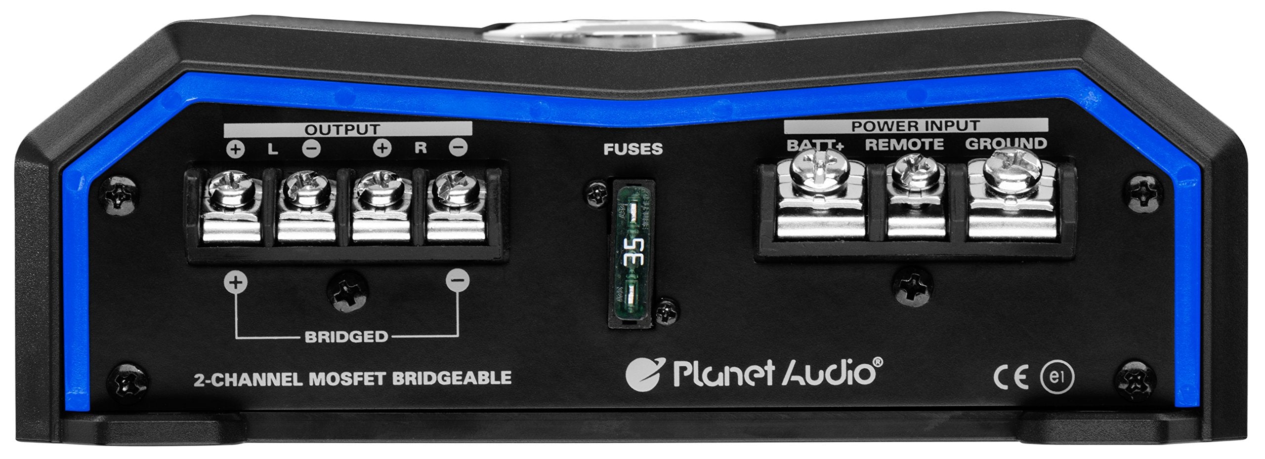 Planet Audio Pl1200.2 2 Channel Car Amplifier   1200 Watts, Full Range, Class A/B, 2/8 Ohm Stable, Mosfet Power Supply, Bridgeab
