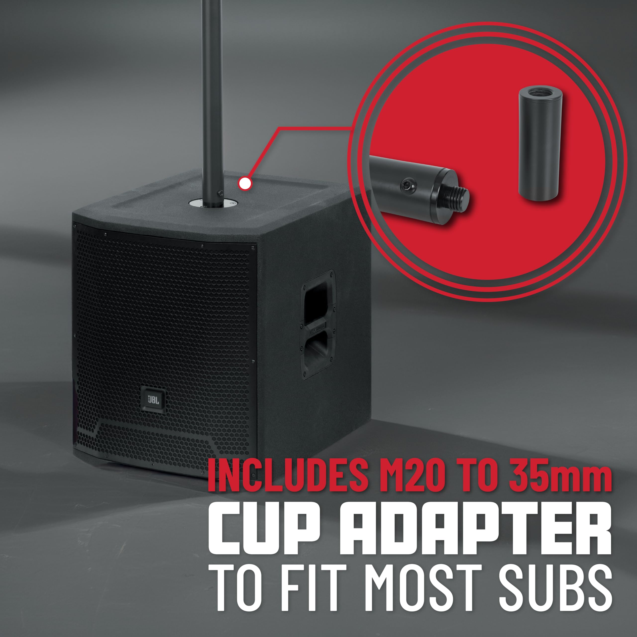 Gator Frameworks Id Series Speaker Subwoofer Stand With Lift Assist