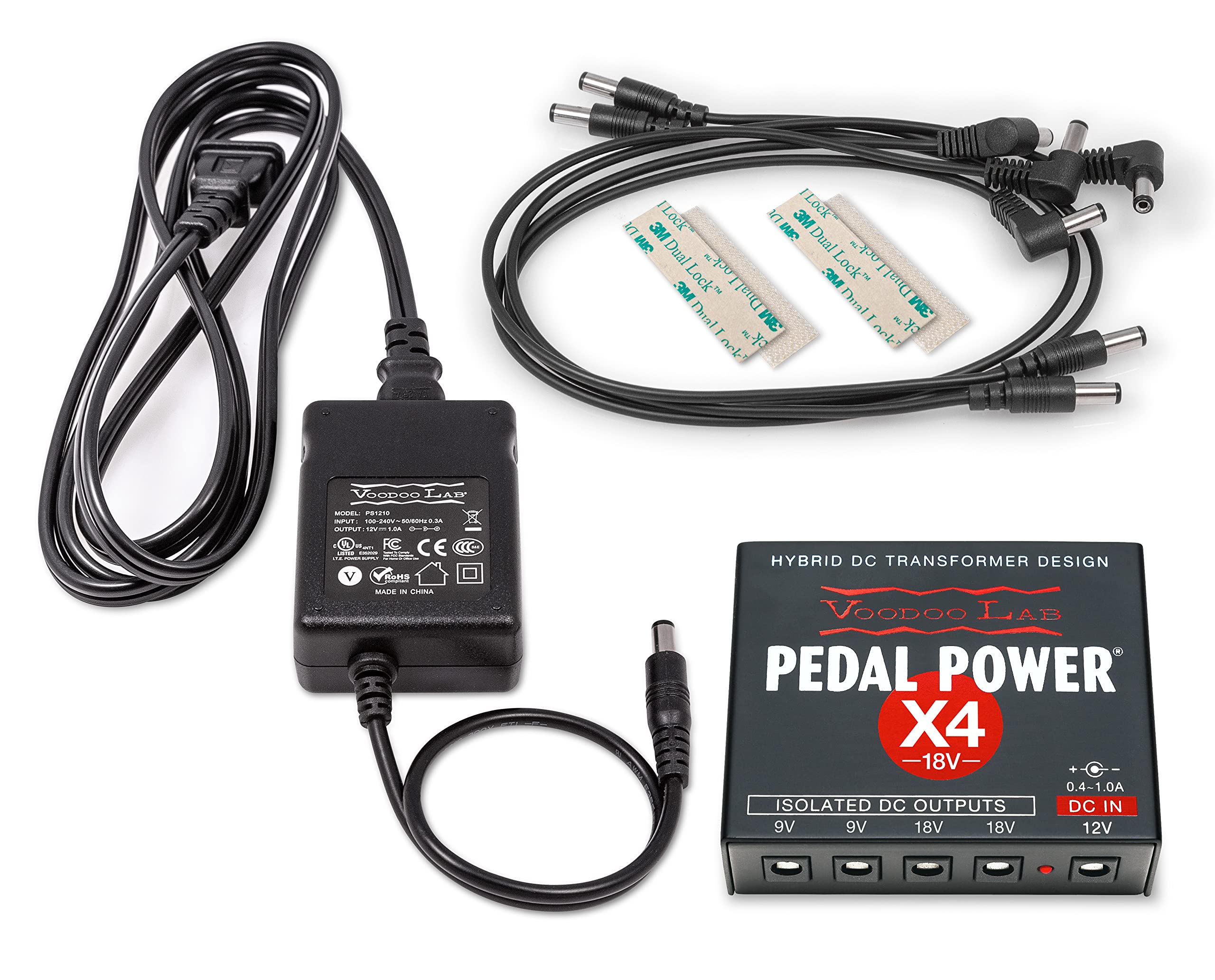 Voodoo Lab Pedal X4 18 Volt Isolated Power Supply (Ppx4 18V)
