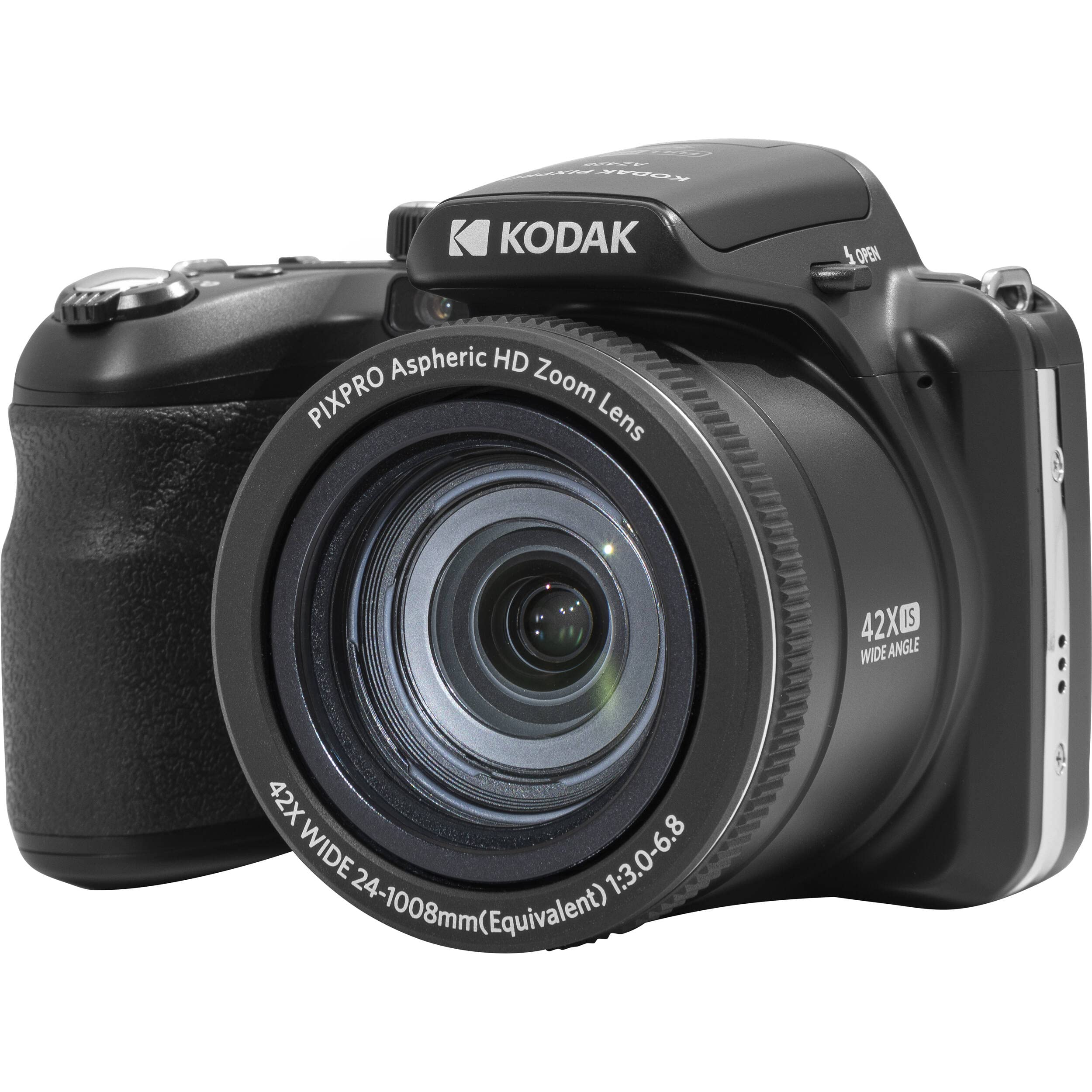 Kodak Pixpro Az425 Digital Camera + Camera Case + 128Gb Memory Card (Black)