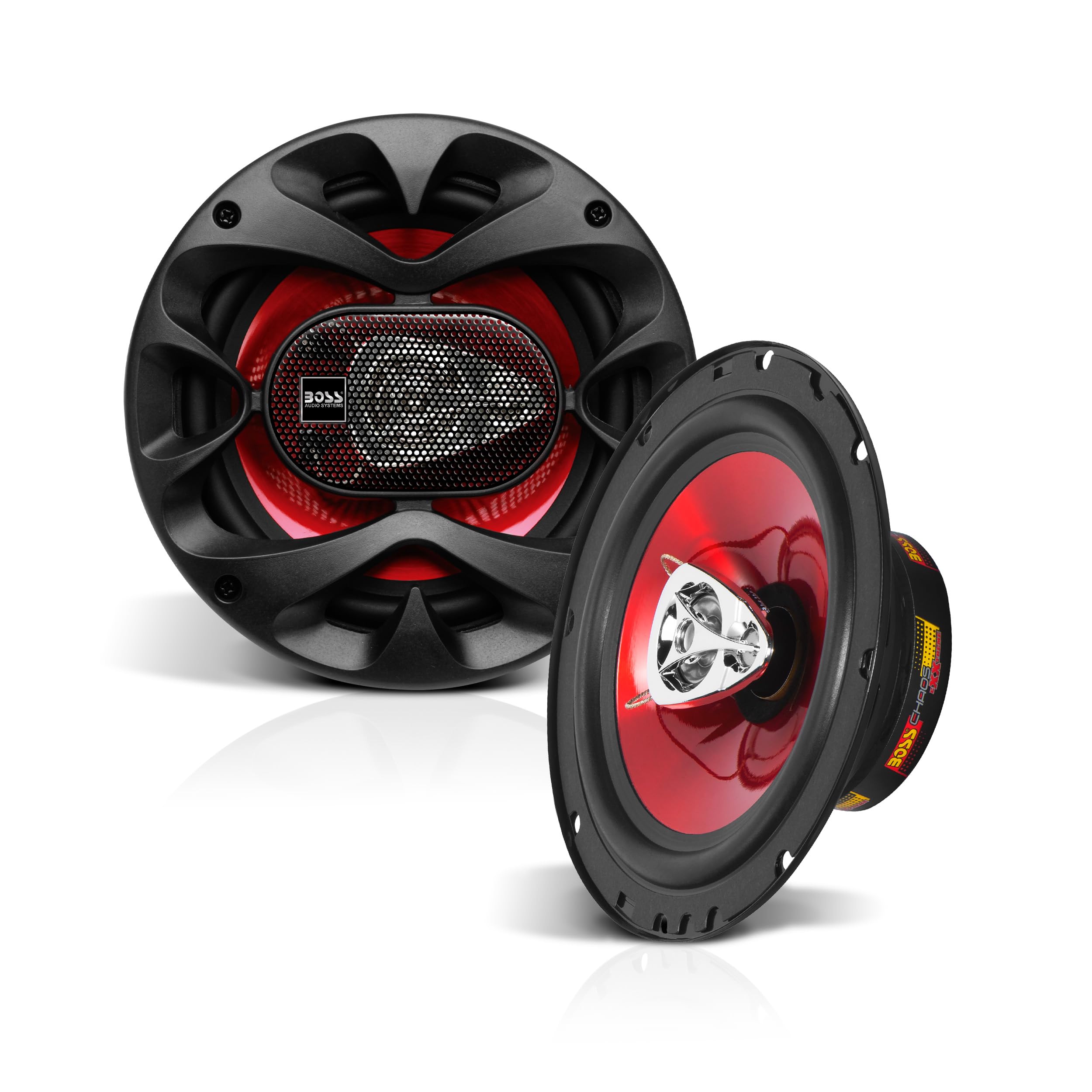 Boss Audio Systems Ch6530 Car Speakers   300 Watts Of Power Per Pair And 150 Watts Each, 6.5 Inch, Full Range, 3 Way, Sold In Pa