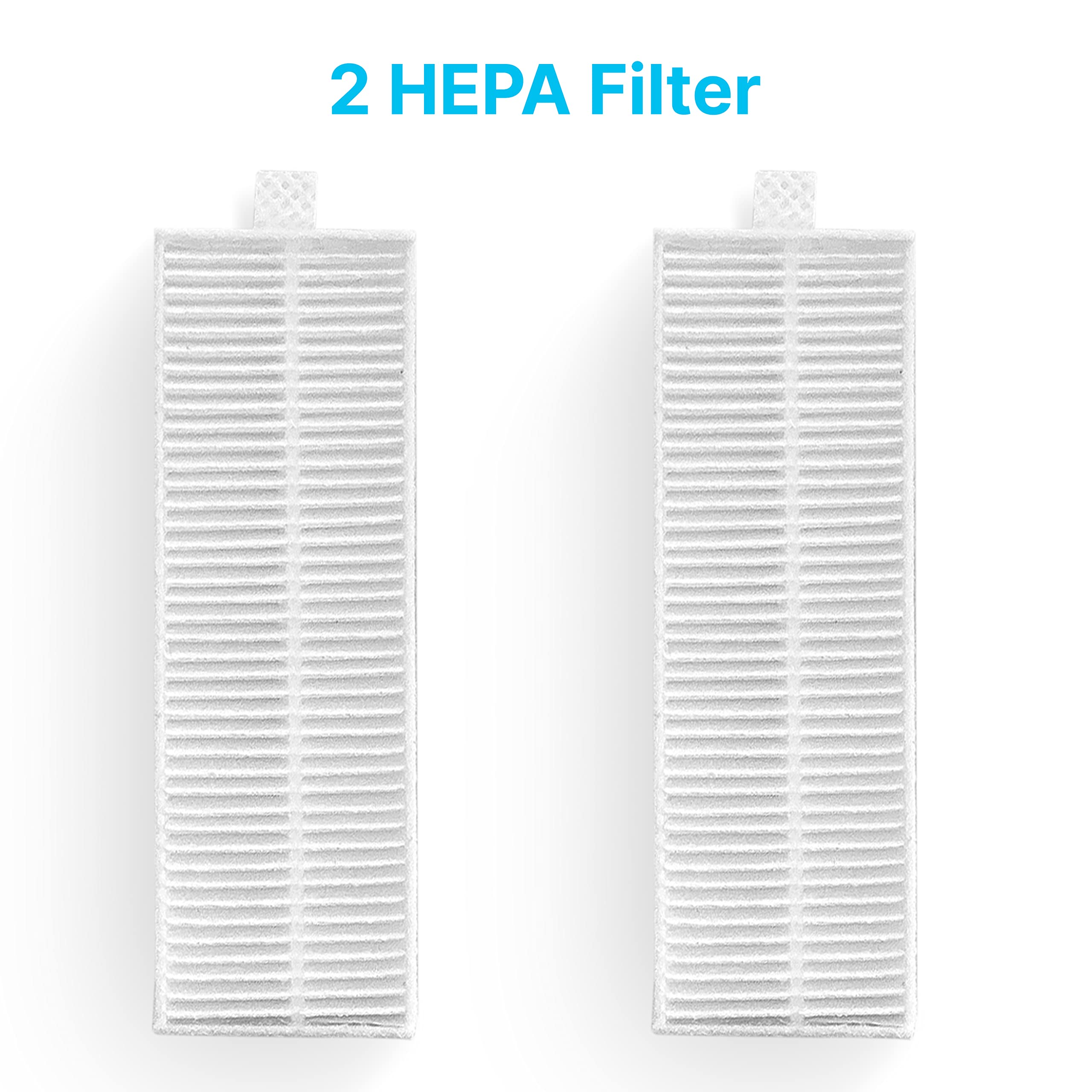 Serenelife Pucrcx70 Robot Vacuum Accessory Kit   (4) Sweeping Side Brushes, (2) Air Filter   Robot Vacuum Cleaner Replacement Pa