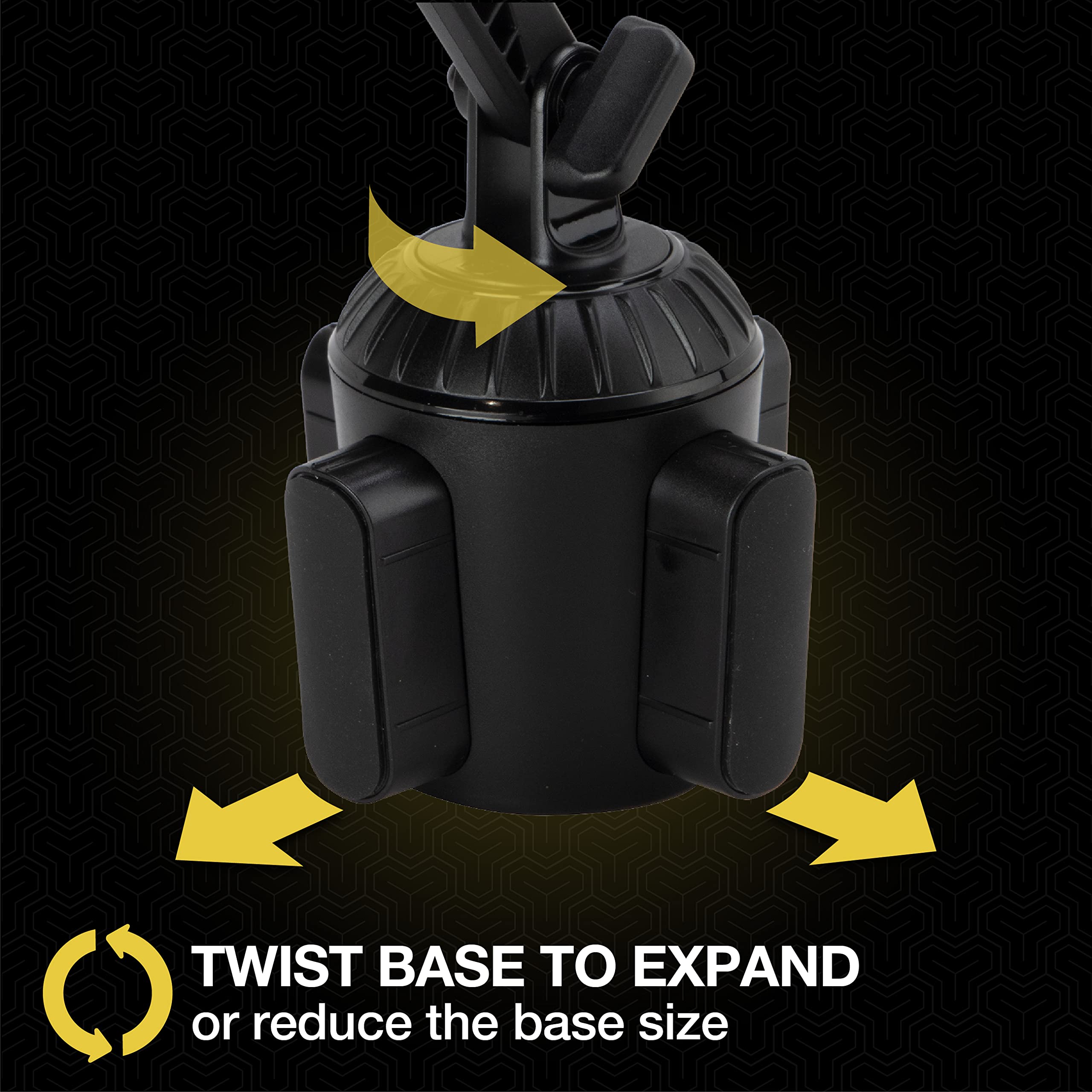 Scosche MP2CUPM SP MagicMount Pro2 Cup Holder Magnetic Cell Phone Holder Car Mount Kit Compatible with MagSafe, iPhones, Galaxy, Pixel & All Smartphones