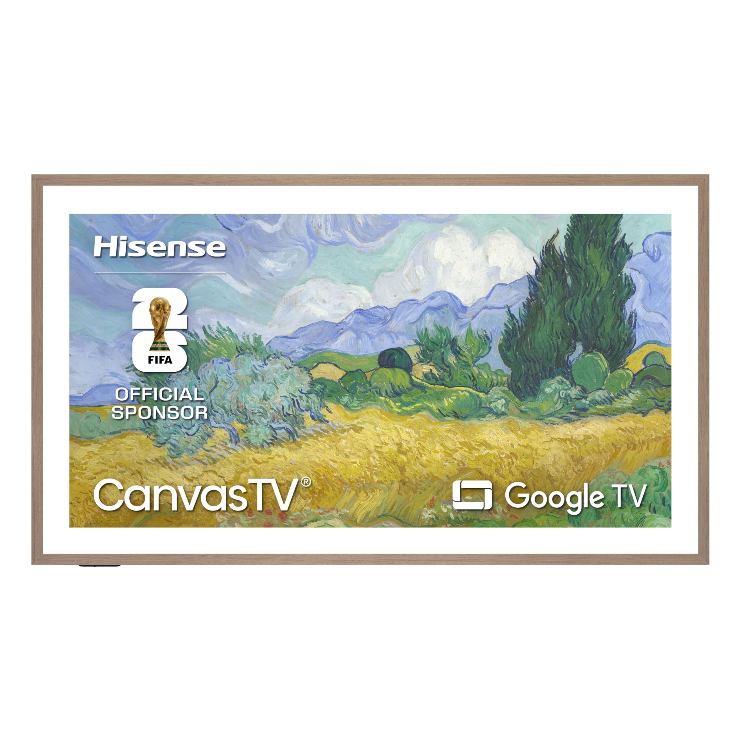 Hisense 75 Hi-QLED S7 CanvasTV Series 4K UHD Google Smart Art TV (75S7SG, 2026 New) - 144Hz, Art Mode, Anti-Glare Panel, Dolby V