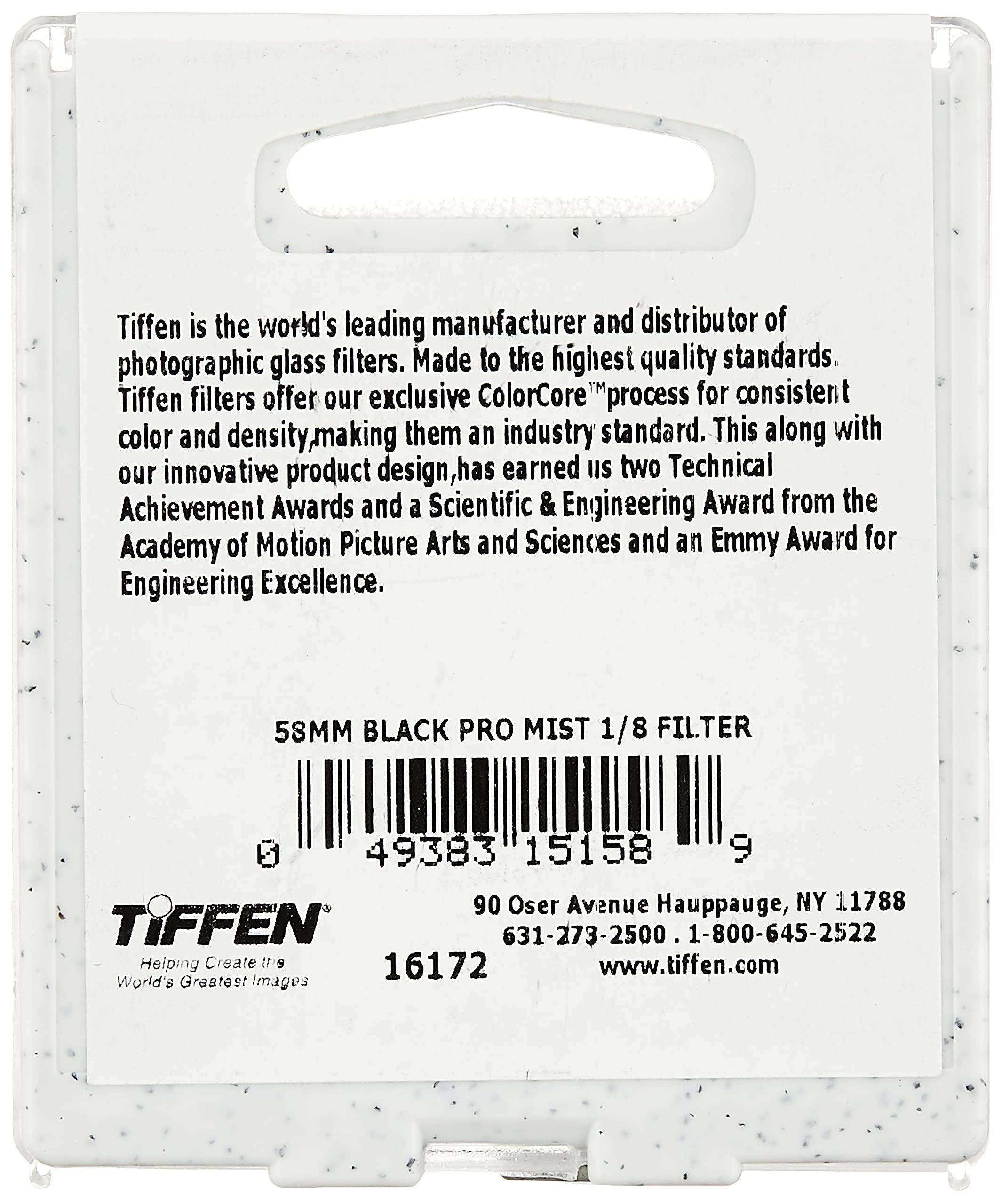 Tiffen 58Bpm18 58Mm Black Pro-Mist 1/8 Camera Lens Filter