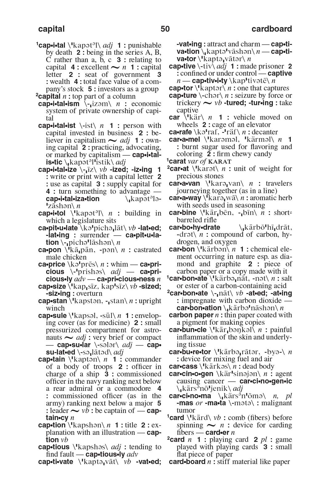 Merriam Webster'S Pocket Dictionary, Newest Edition, (Flexi Paperback) (Pocket Reference Library)