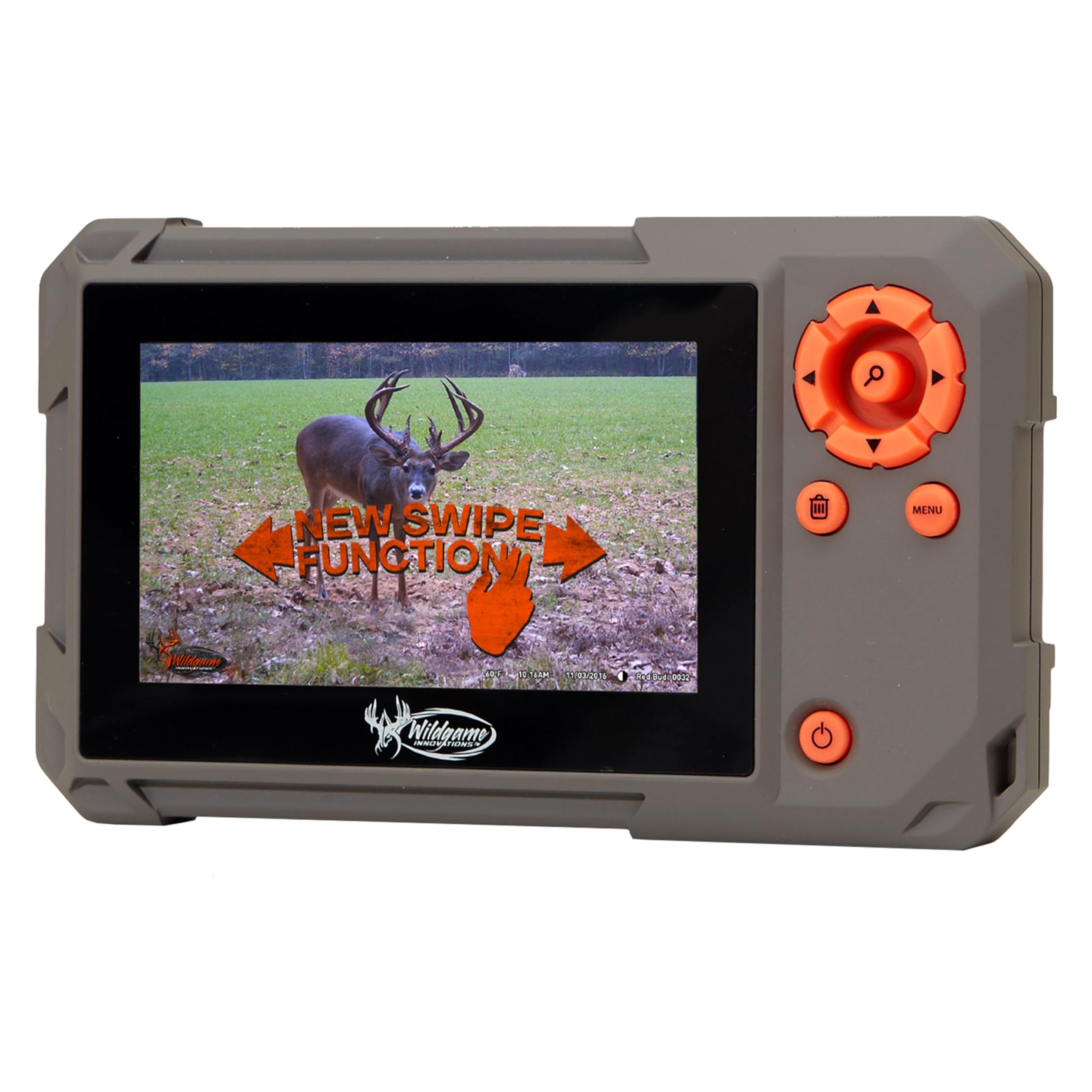 WILDGAME INNOVATIONS Trail Pad Swipe | VU60 SD Card Viewer for Hunting & Wildlife Observation | Compact Water-Resistant Memory C