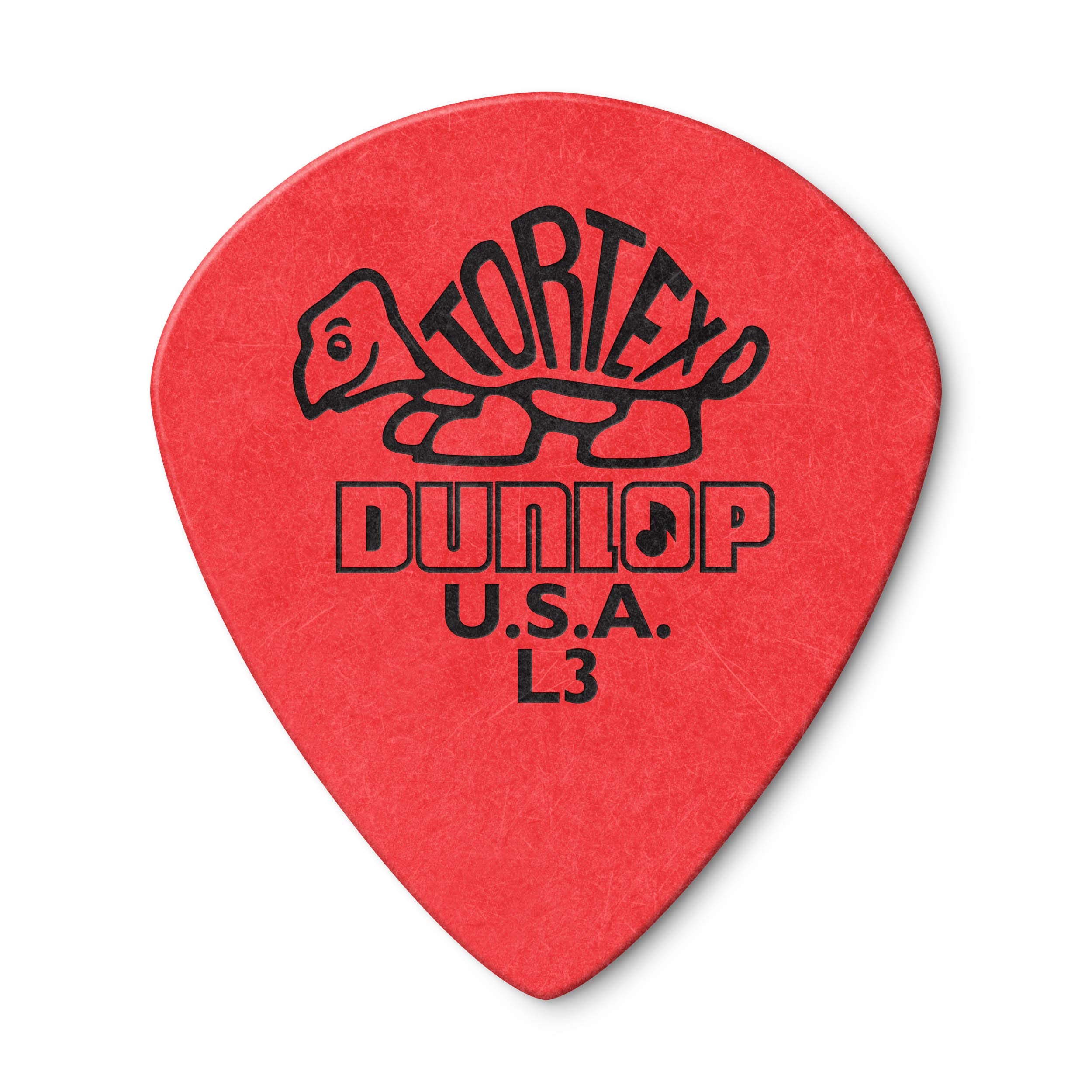 Dunlop 472RL3 0.50mm Tortex Jazz, Red - Pack of 36
