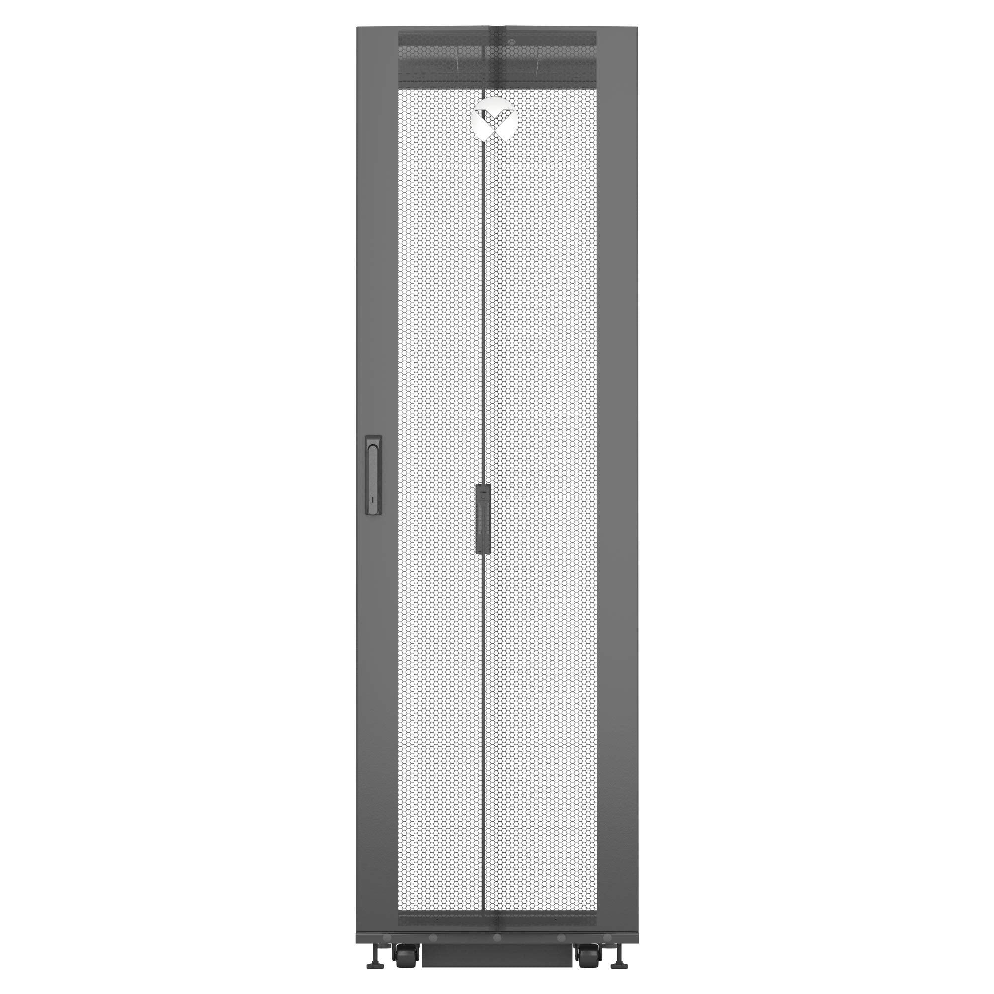 Vertical Enclosed Server Rack Vertiv 42U Server Rack Enclosure VR3300 Alloy Steel Black 2000x600x120 ...