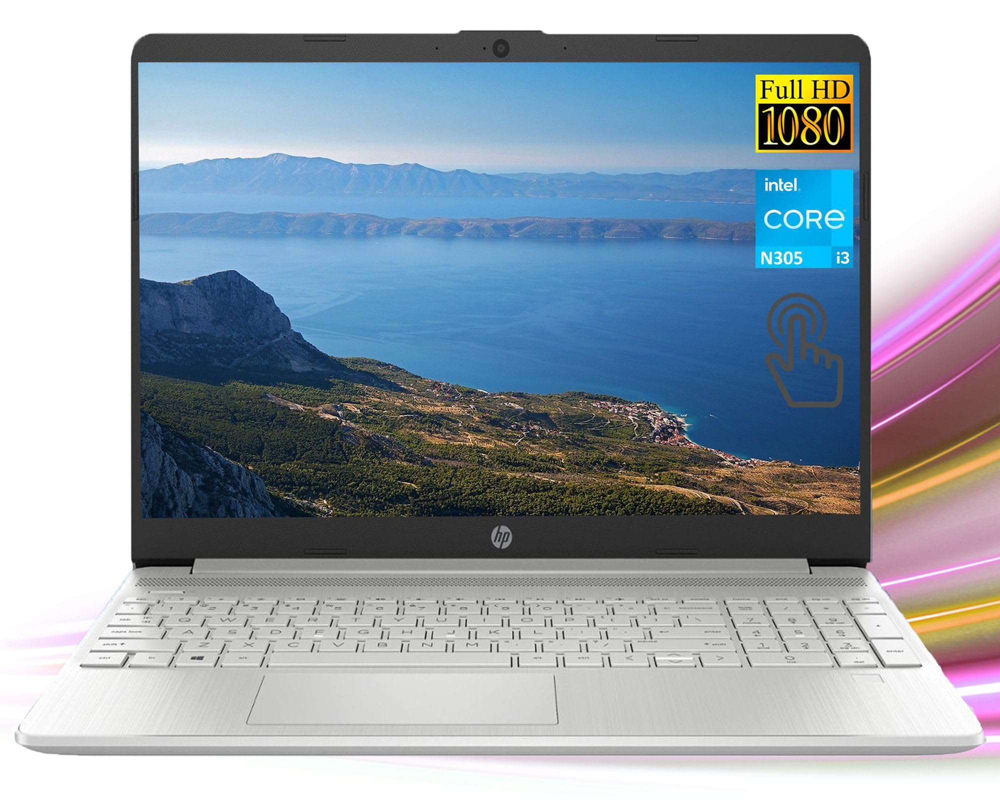 Hp Laptop Computer, 15.6'' Hd Touchscreen Laptops, Intel Core I3-1215U, 16Gb Ram|1Tb Ssd, Long Battery Life, Windows 11 Pro, Rk 