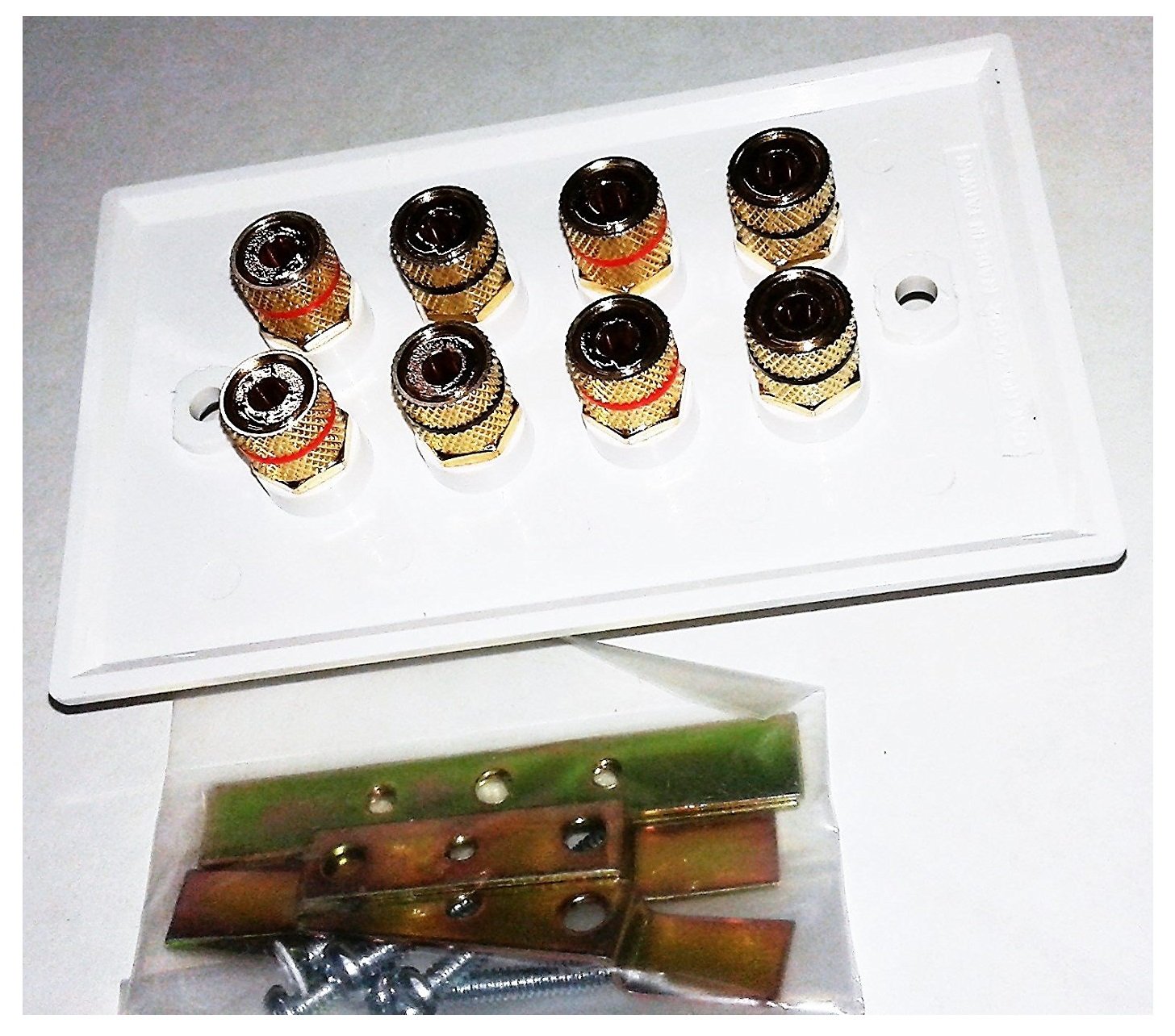 Radio Shack 8 Terminal Speaker Wall Plate