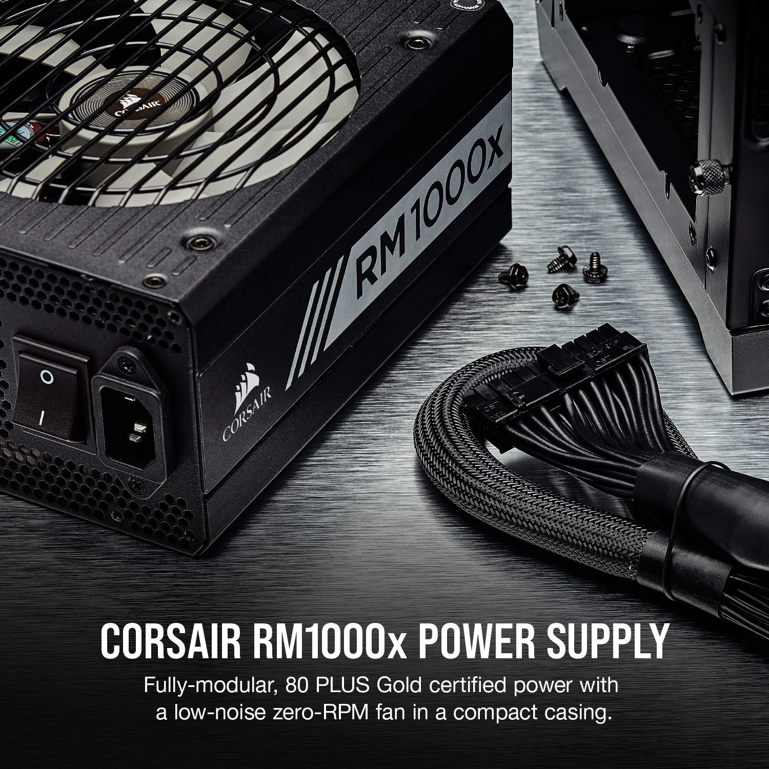Corsair Rmx Series, Rm1000X, 1000 Watt, 80+ Gold Certified, Fully Modular Power Supply (Cp-9020094-Na)