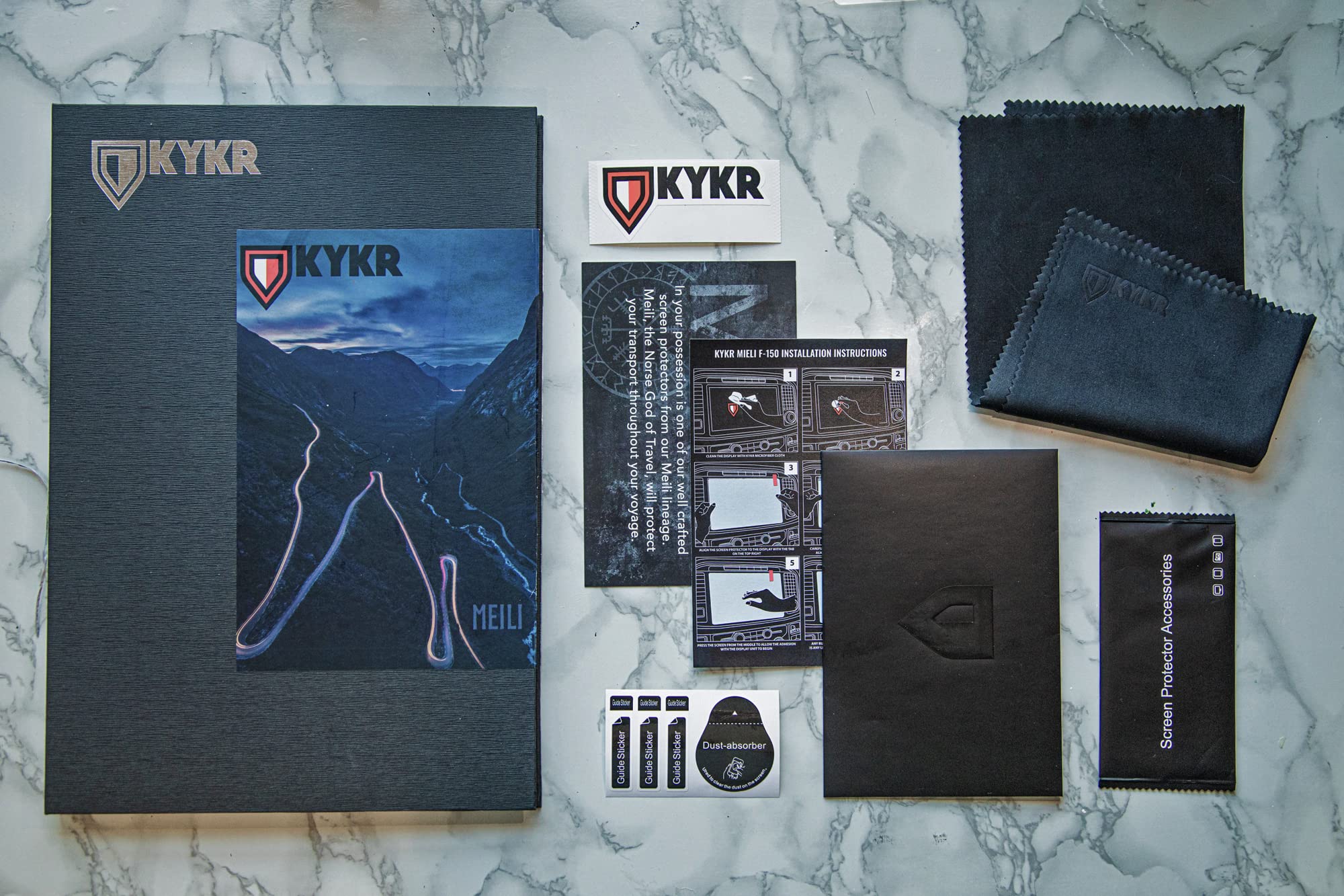 Kykr 12� Tempered Glass Screen Protector For 2019 2025 Dodge Ram 1500, 2500, 3500, 9H Hardened, Anti Glare, And Anti Scratch Glass, Easy To Apply, Water Resistant Car Accessories, Matte