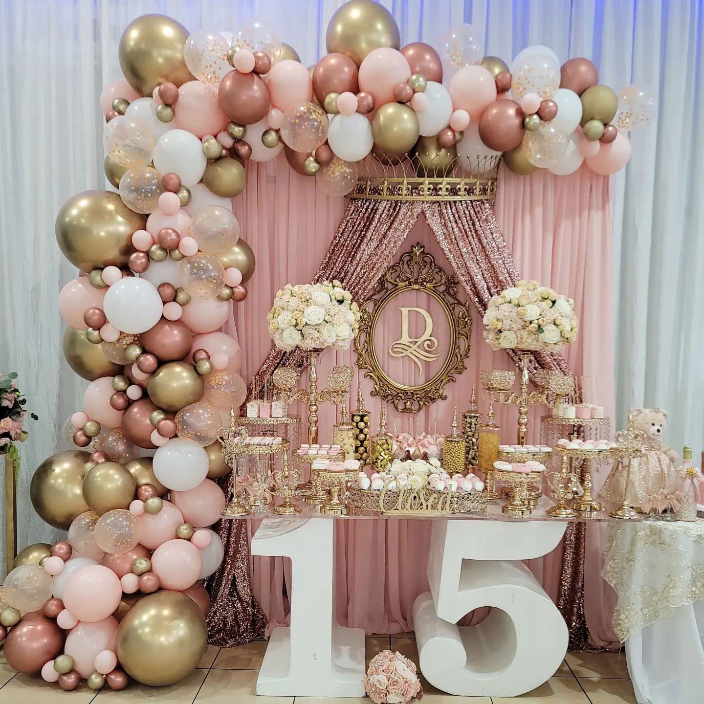 Peach Curtain Backdrop 5Ft X 10Ft Chiffon Sheer Backdrop Curtain Wedding Drape