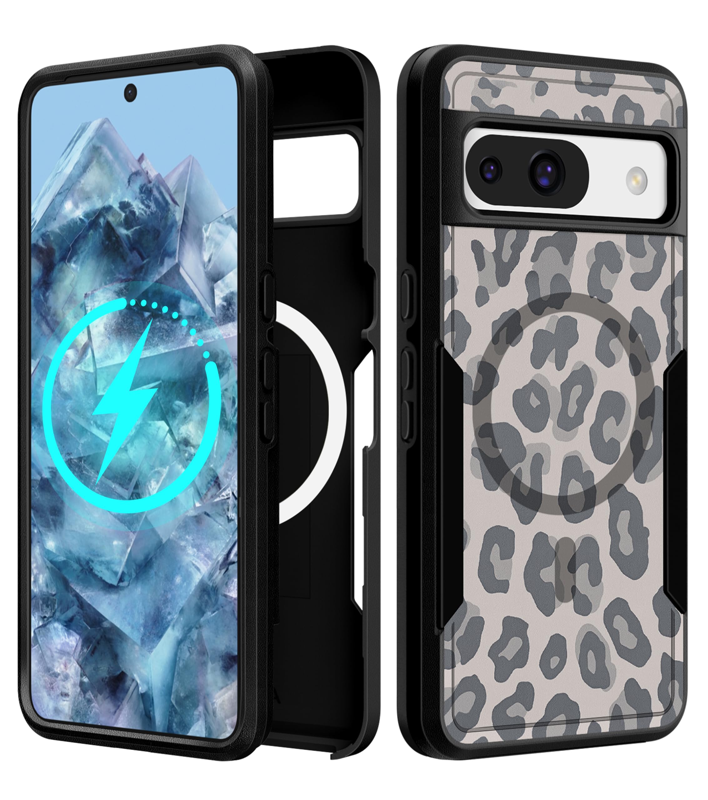 LISEVO for Google Pixel 8A Case 6.1 Inch - Compatible with MagSafe Women Girls Cute Magnetic Protective Cover Cool Fun Unique Le