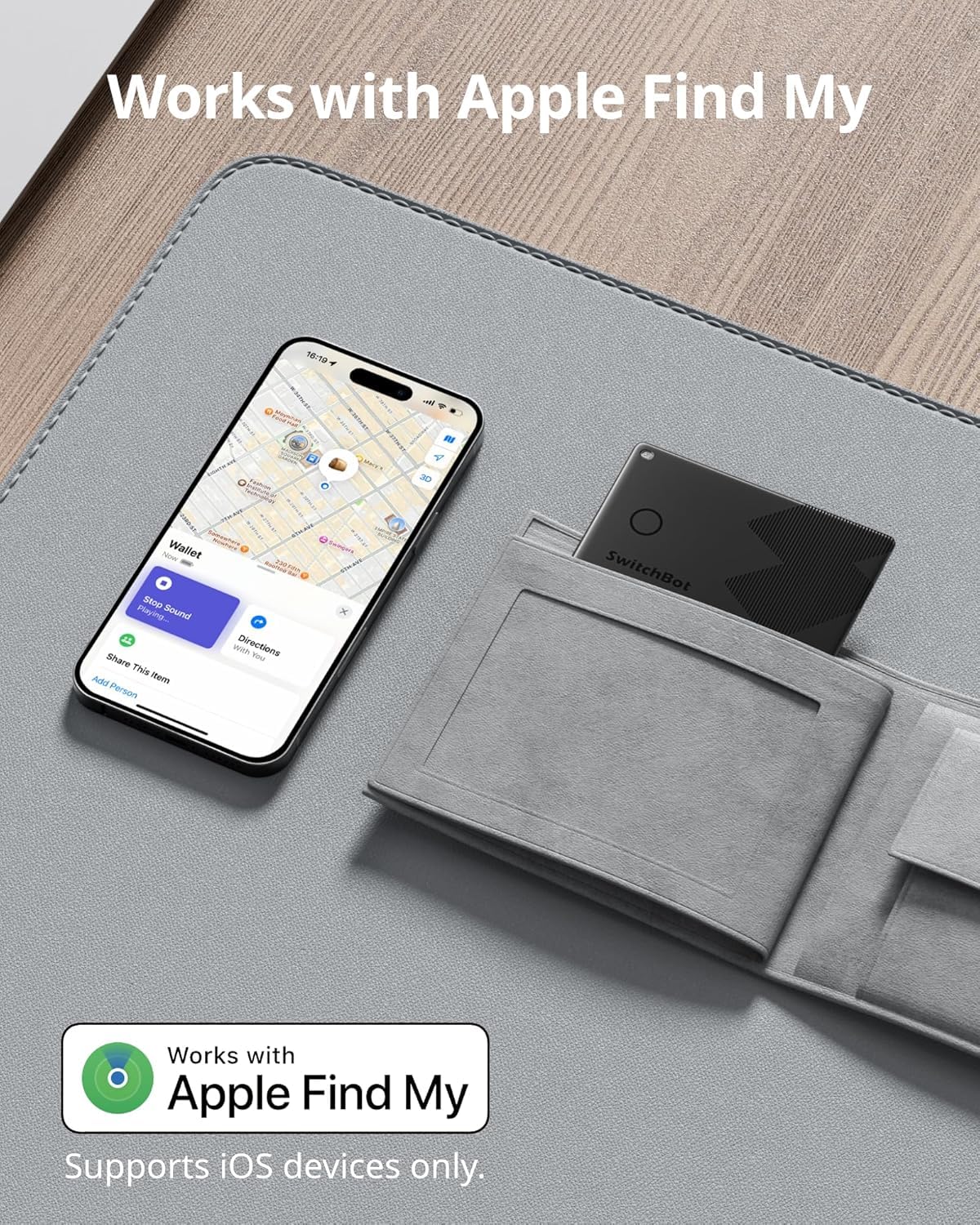 Switchbot Wallet Tracker Card, ?????????? ???????? ?????????? ???????? ???? (Ios Only, Not Support Android), Find My Wallet Card