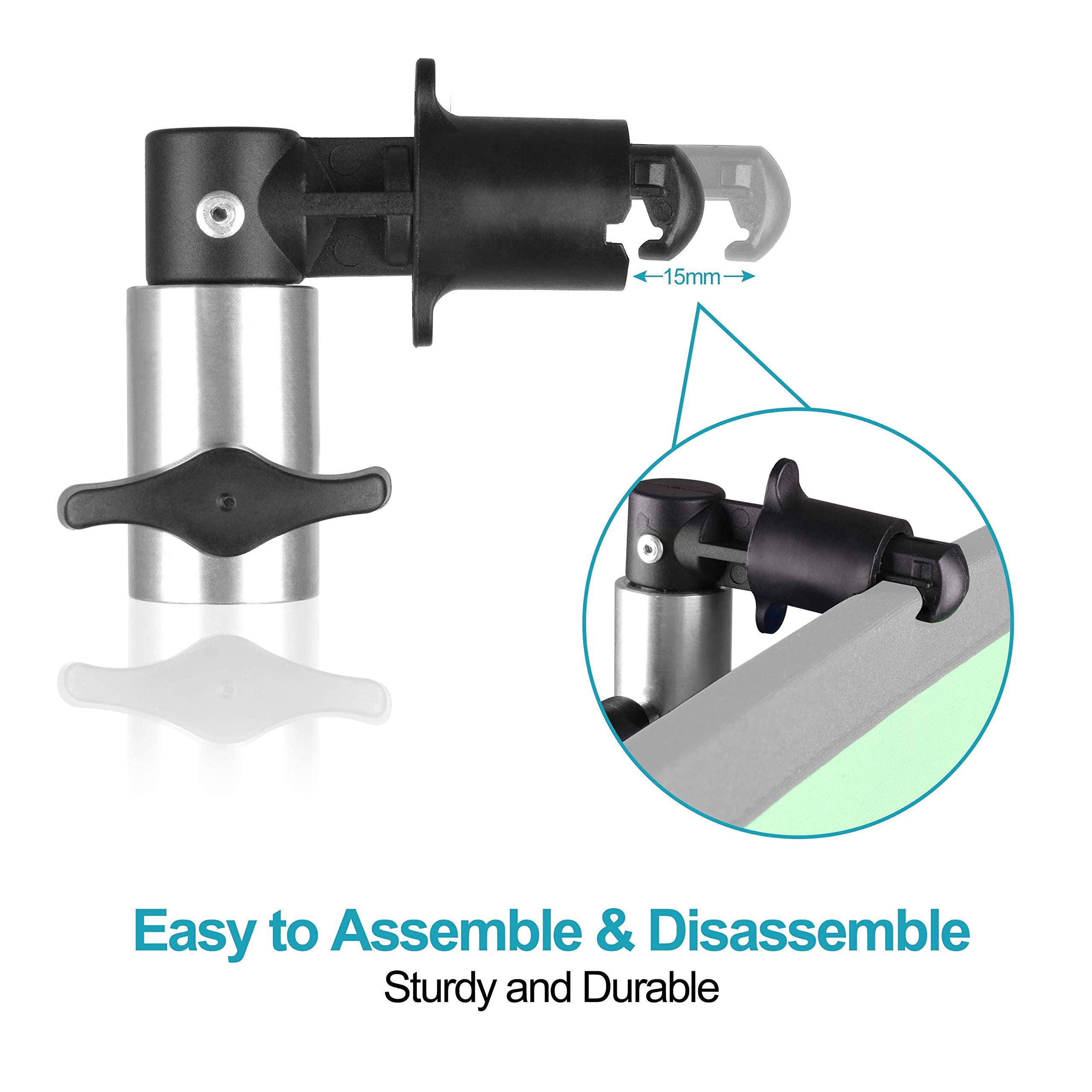 Emart 8.5Ft Photography Green Screen Background Reflector Light Stand With Reflector Disc Holder, For Reflector Diffuser, Disc R