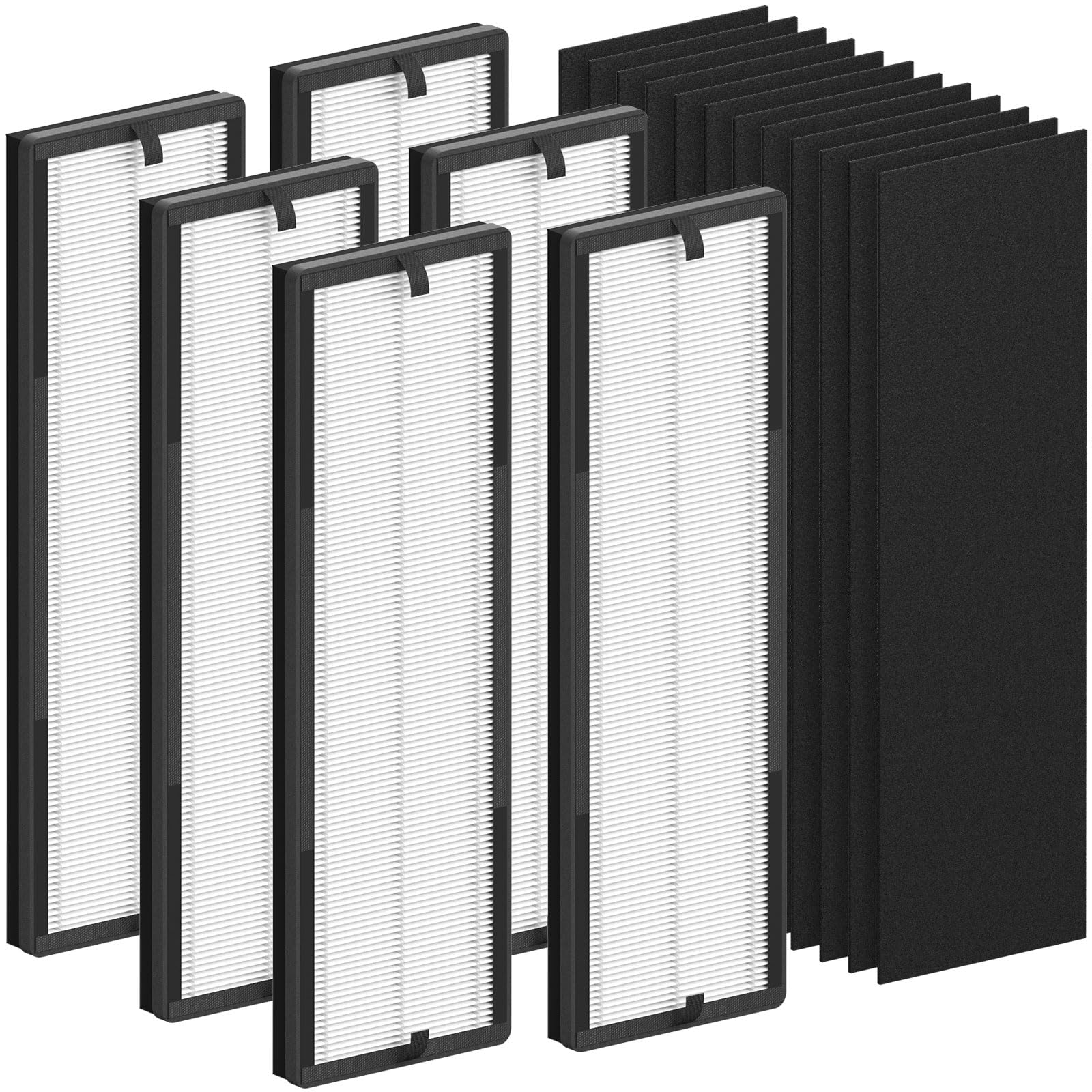 Fcfmy 6 Packs Nea F1 True Hepa Replacement Filter Compatible With Eureka Nea120 Air Cleaner Purifier And Caf W36Usw Air Cleaner