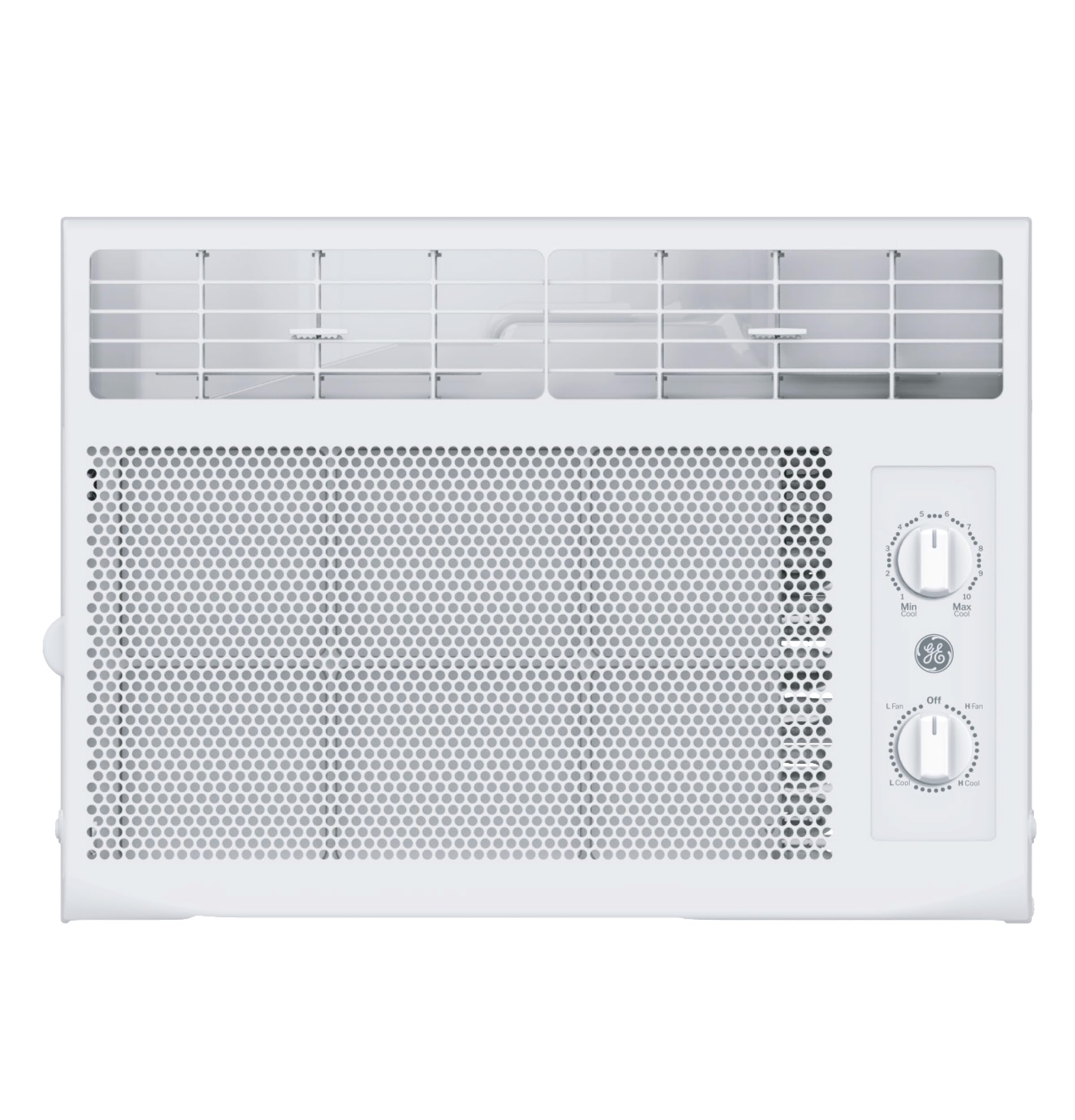 GE Window Air Conditioner Unit, 5,000 BTU for Small Rooms up to 150 sq ft. with Manual Adjustable Fan and Cooling Settings, Perf
