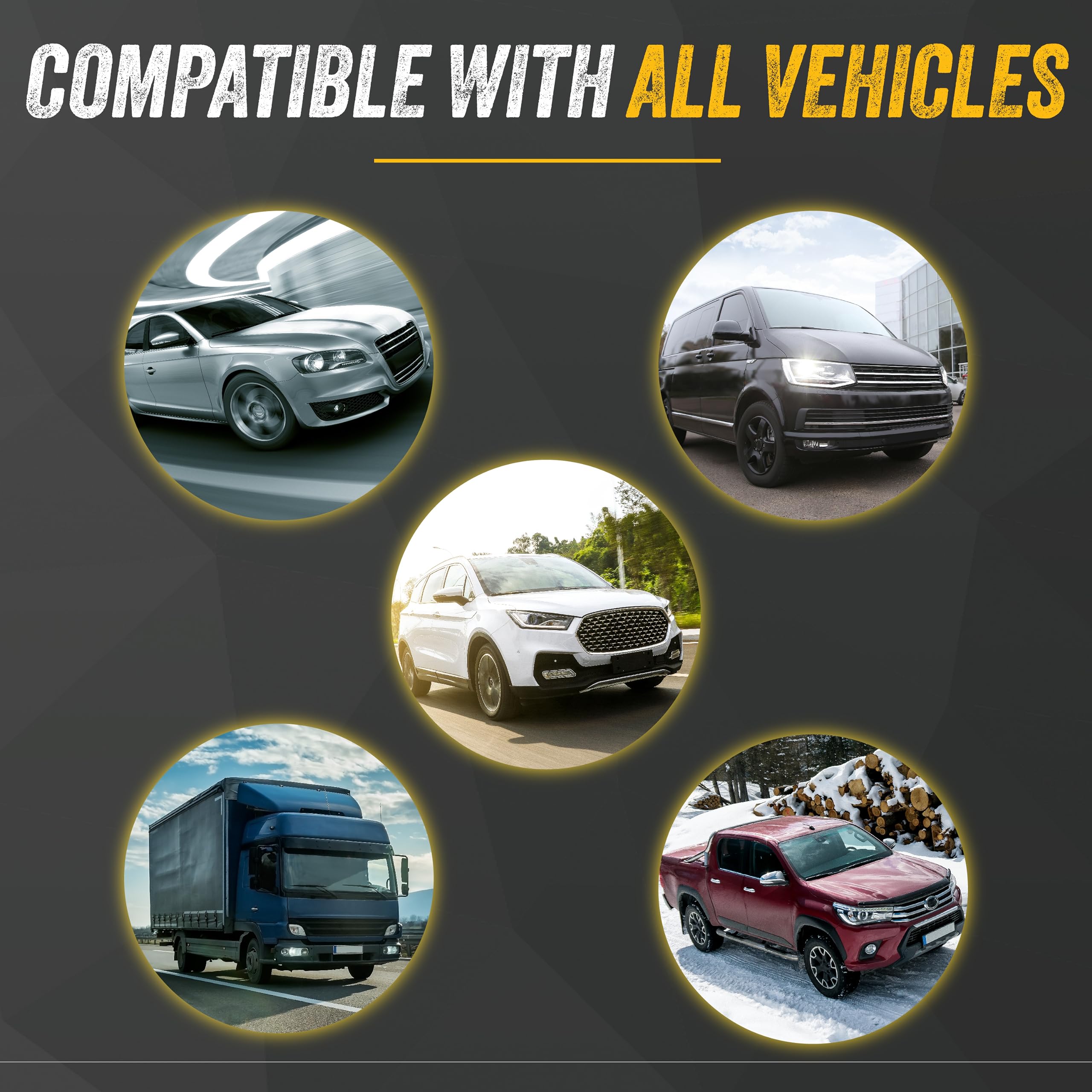 Goodyear   Ultra Reliable Car Jumper Cables With Durable Pvc Case, Emergency Roadside Assistance, Works In Every Weather [4 Gaug