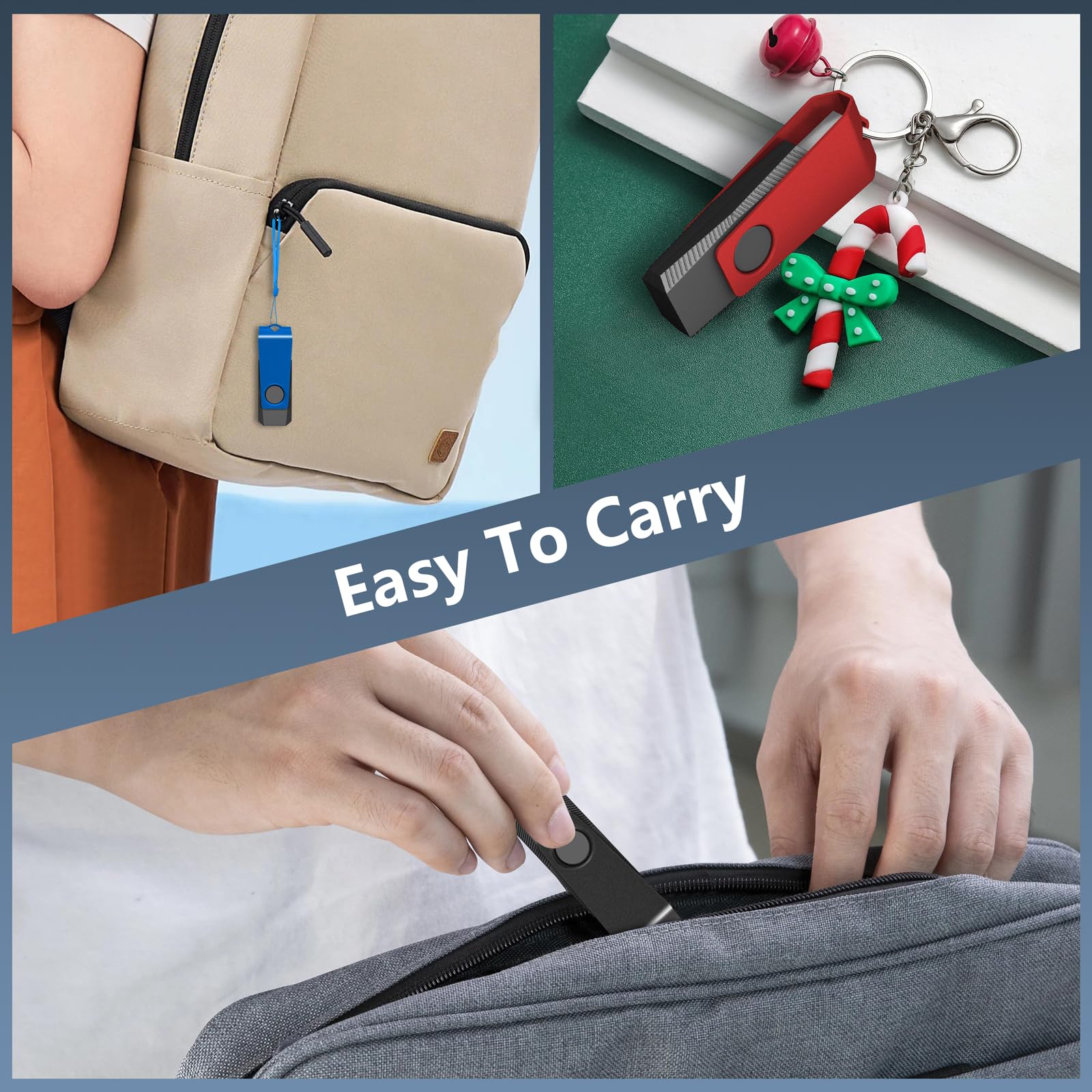 Thumb Drive Agecash Bulk 20Pack 128Mb Usb Flash Drive, Usb 2.0 Flash Drive Pack Of 20, Swivel Pen Drive Usb Memory Stick Memoria