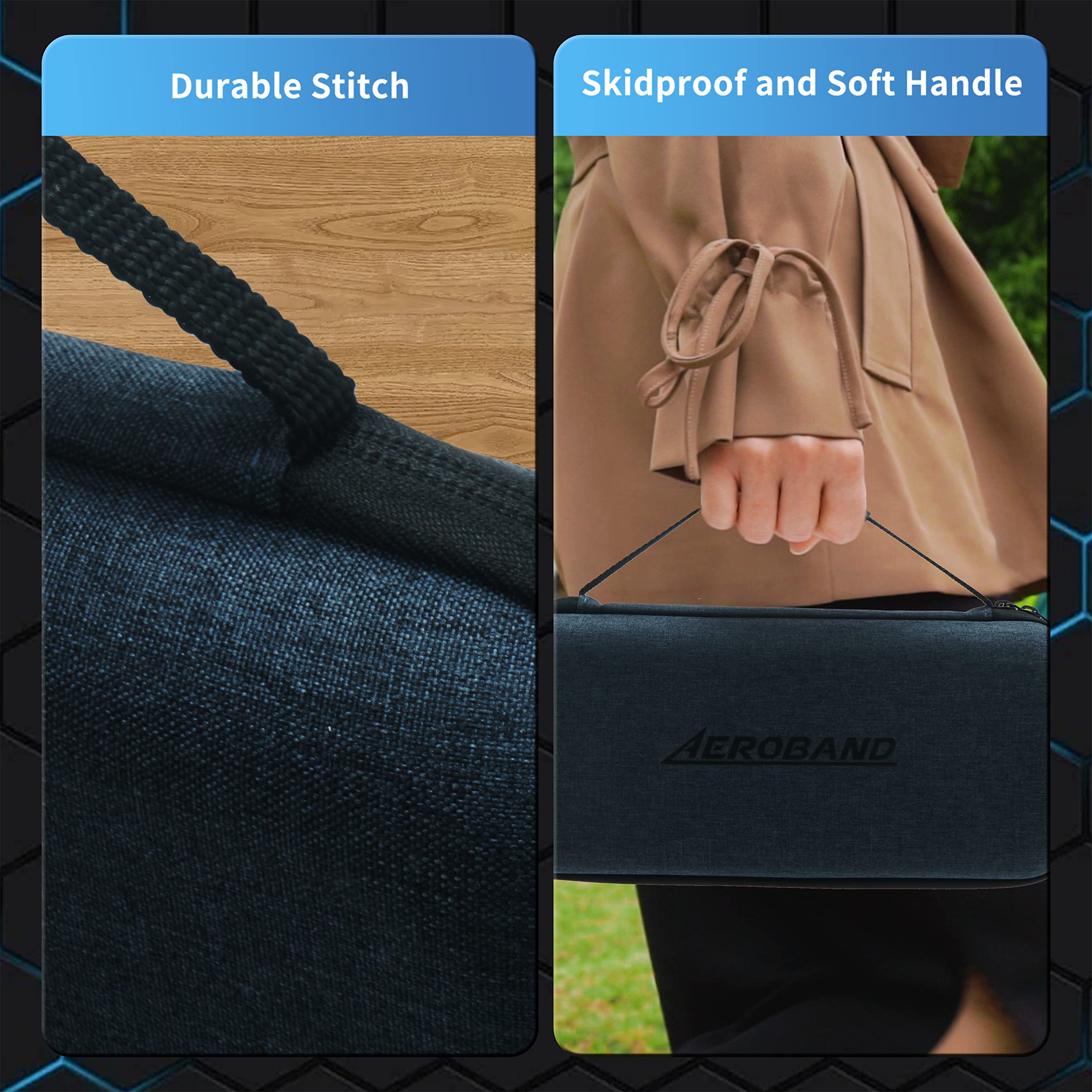 Aeroband Electric Air Drumsticks Storage Bag Case For Pocketdrum 2 Plus, Electronic Drum Sticks Sets, Drum Kit