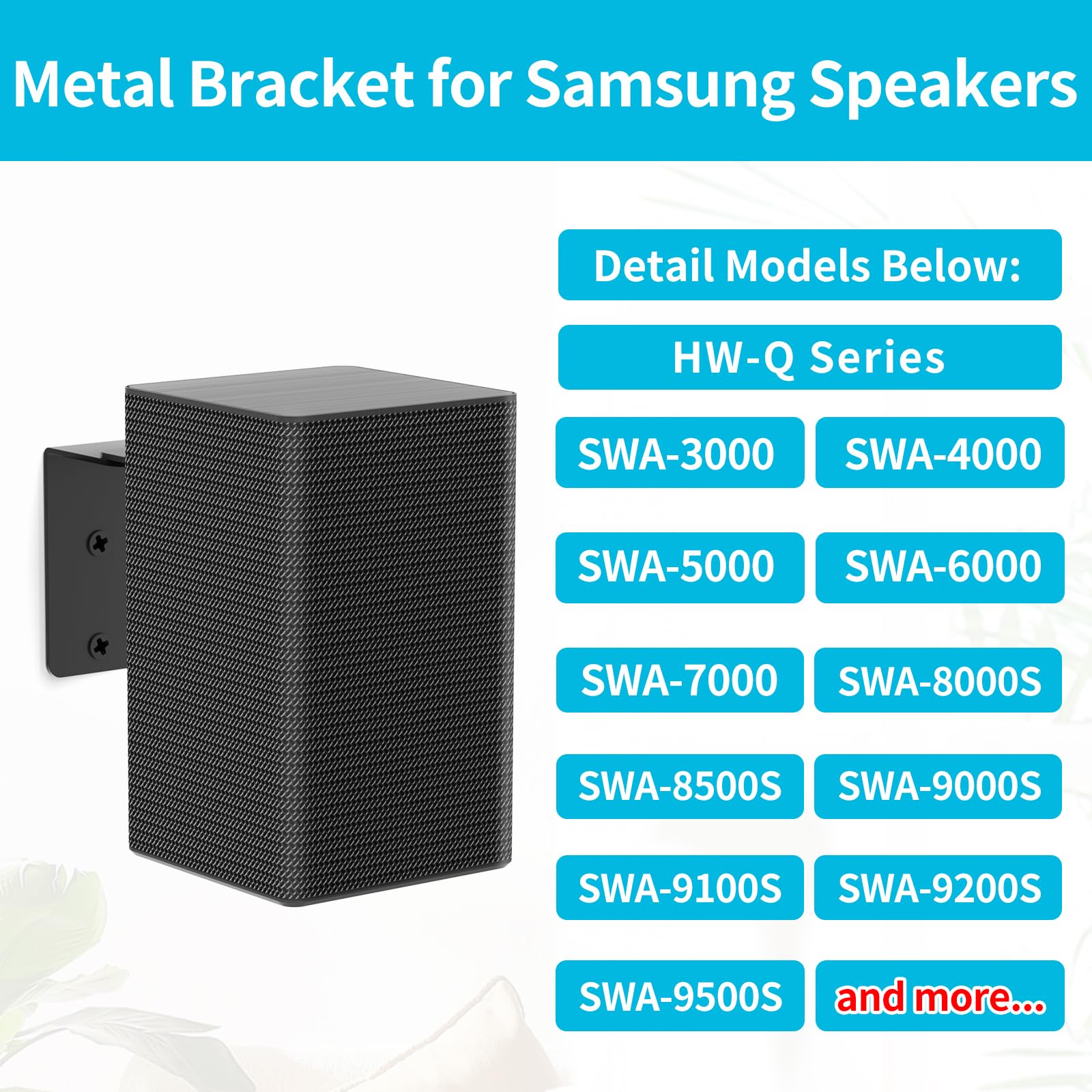 Pair Of Speaker Wall Mount For Samsung Speaker Mount With Speaker Wire Surround Sound Speaker Mount Brackets For Samsung Rear Sp
