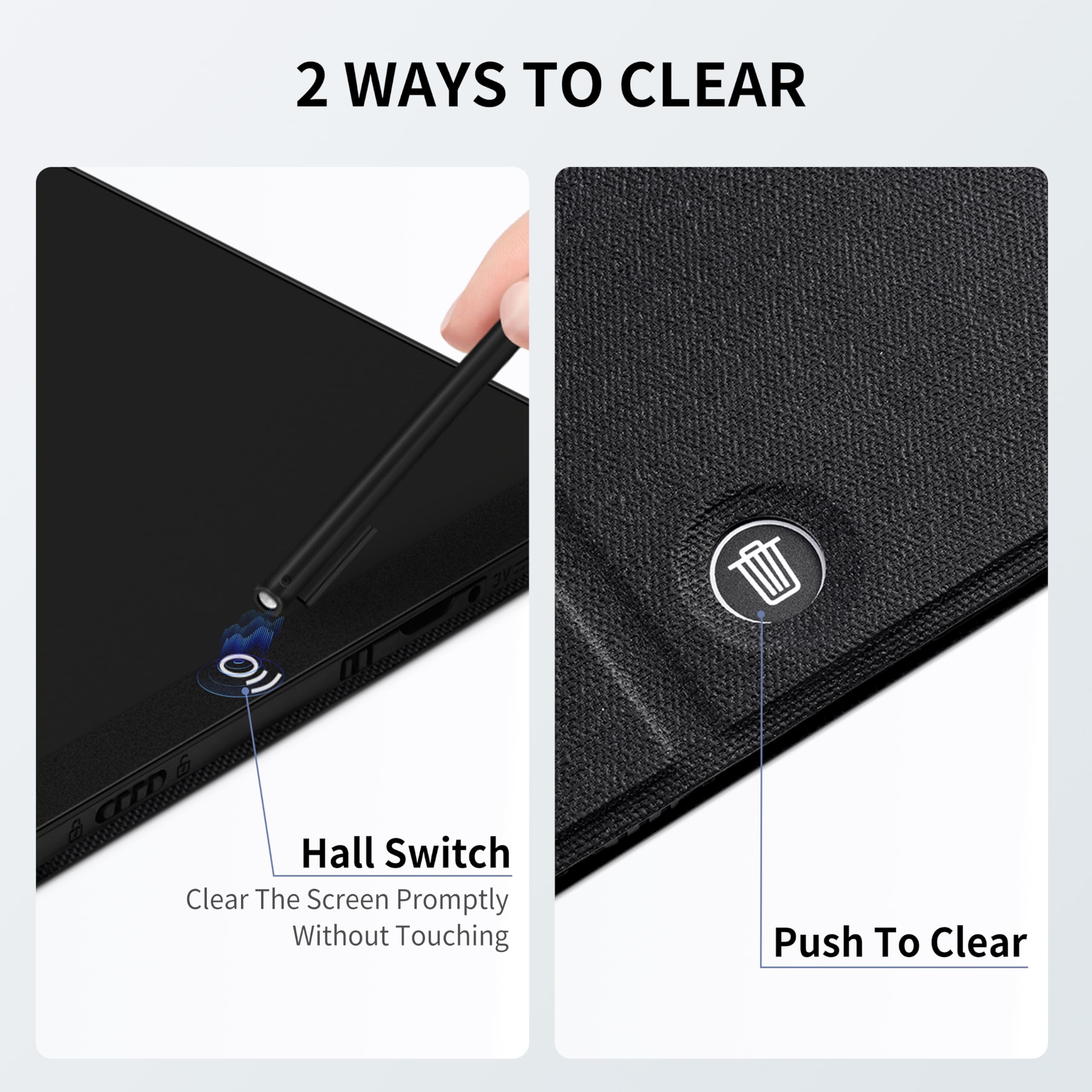 Lcd Writing Tablet For Adults: 11.5 Inch Full Screen Drawing Tablet Reusable Erasable Digital Notepad With Hall Switch And Table