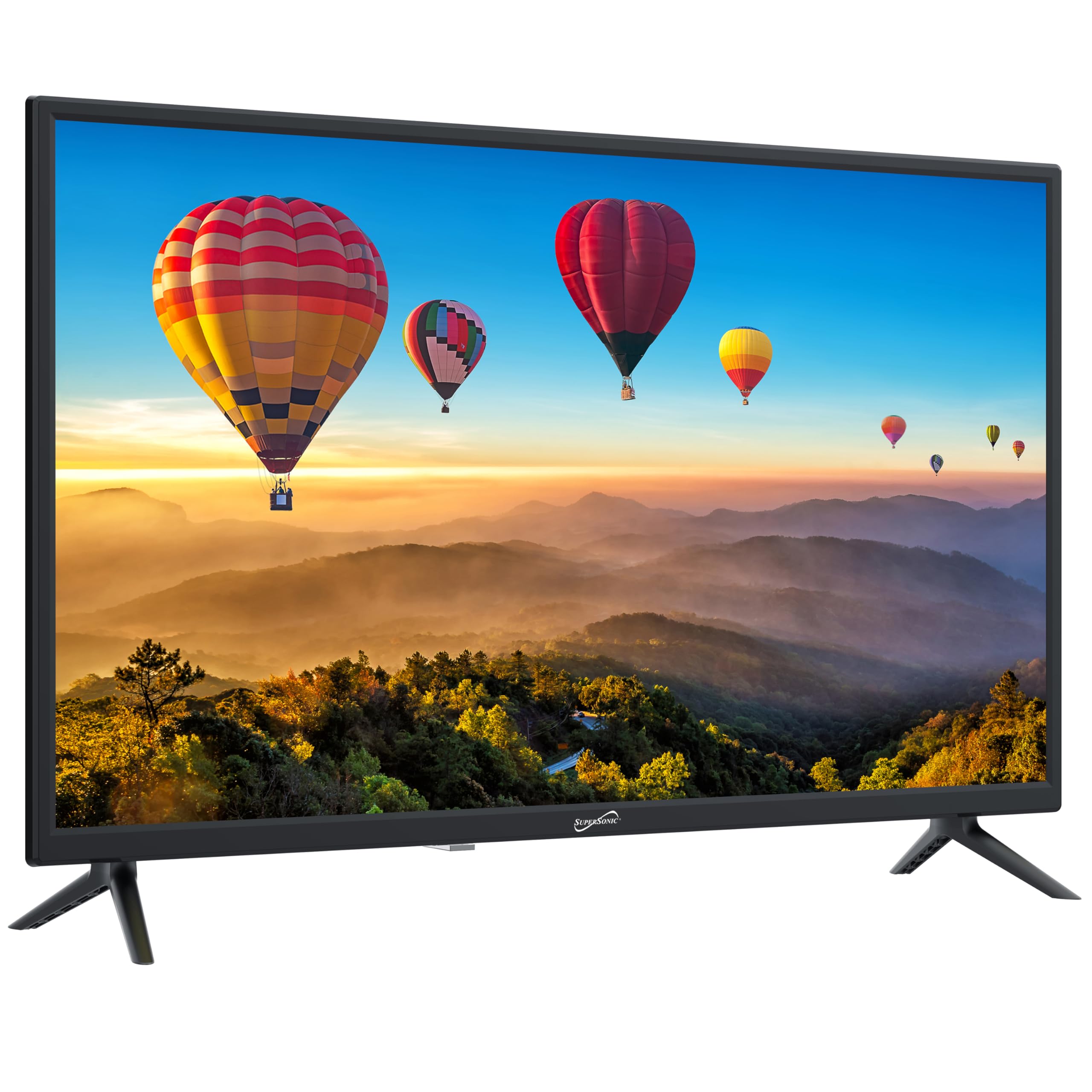 Supersonic Sc 3210 Led Widescreen Hdtv 32'' Flat Screen With Usb Compatibility, Hdmi & Ac Input: Built In Digital Noise Reductio
