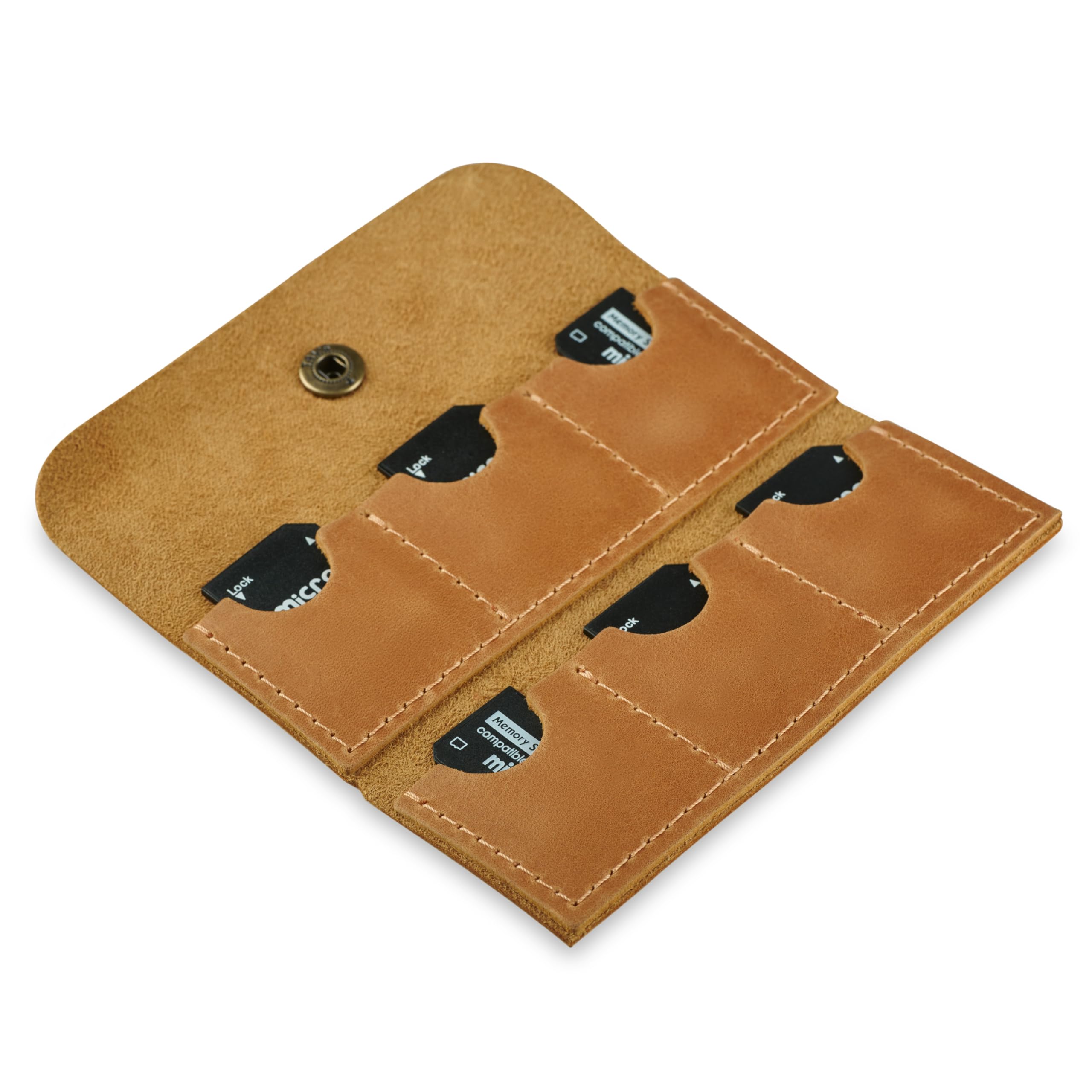 Leather Sd Card Holder, Sd Card Case, Micro Sd Card Holder Organizer, Sd Card Storage Case, Memory Card Case Cover, Travel Memor